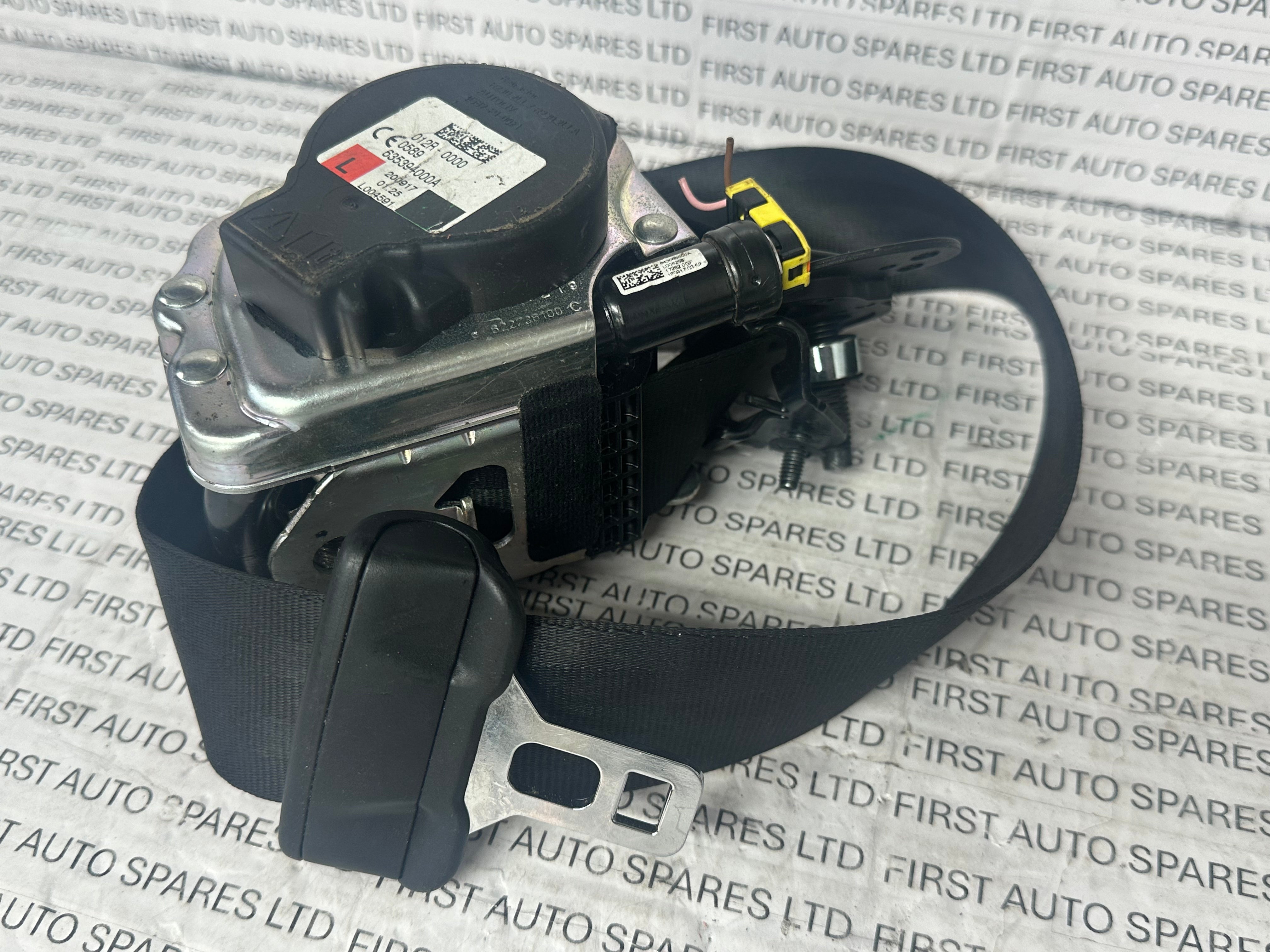 Jaguar F-Pace 2017 Front Passenger's Left N/S/F Seatbelt (635394000A)