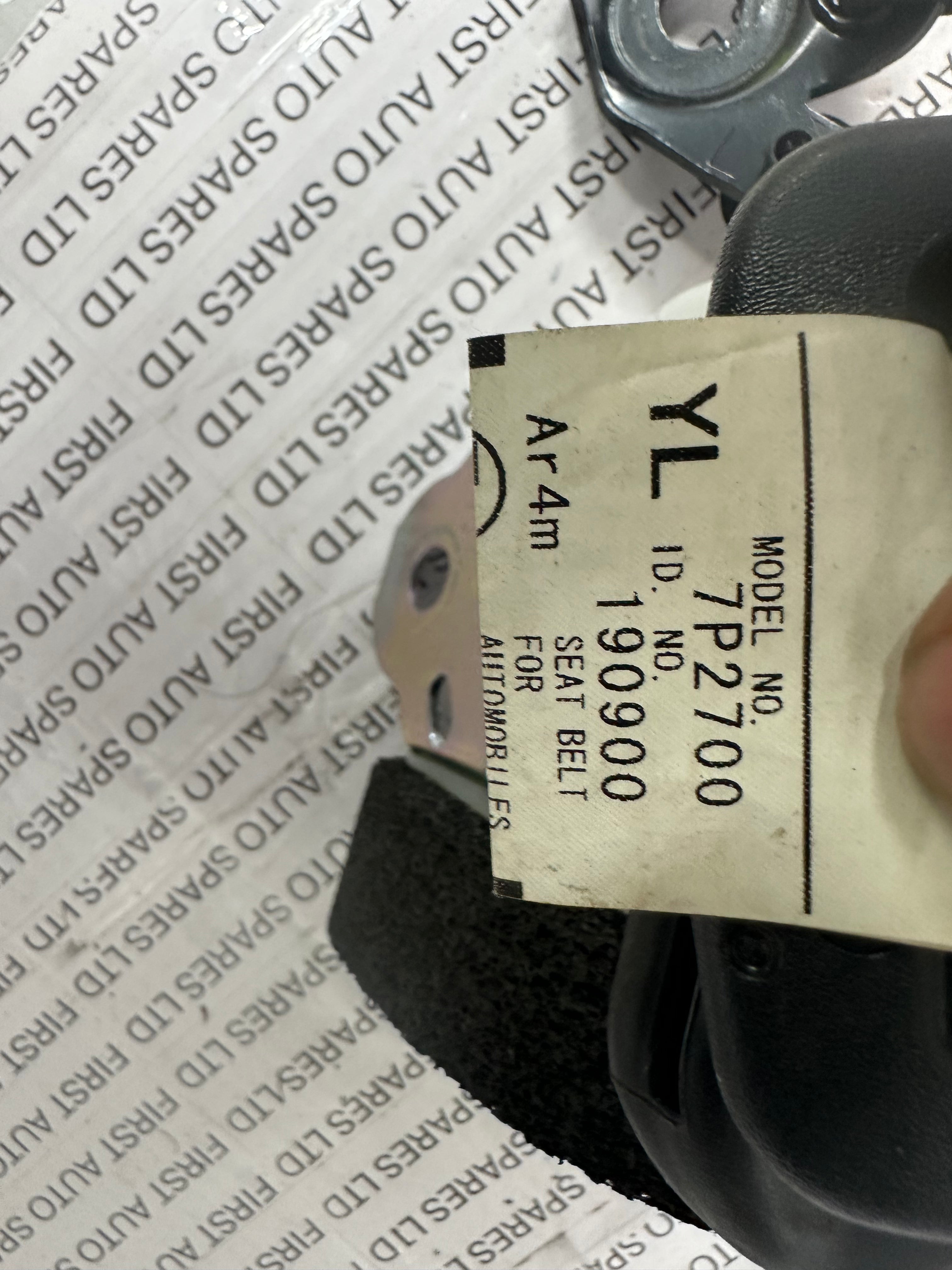 Toyota Yaris 2013 Rear Left Seatbelt (HO73801)