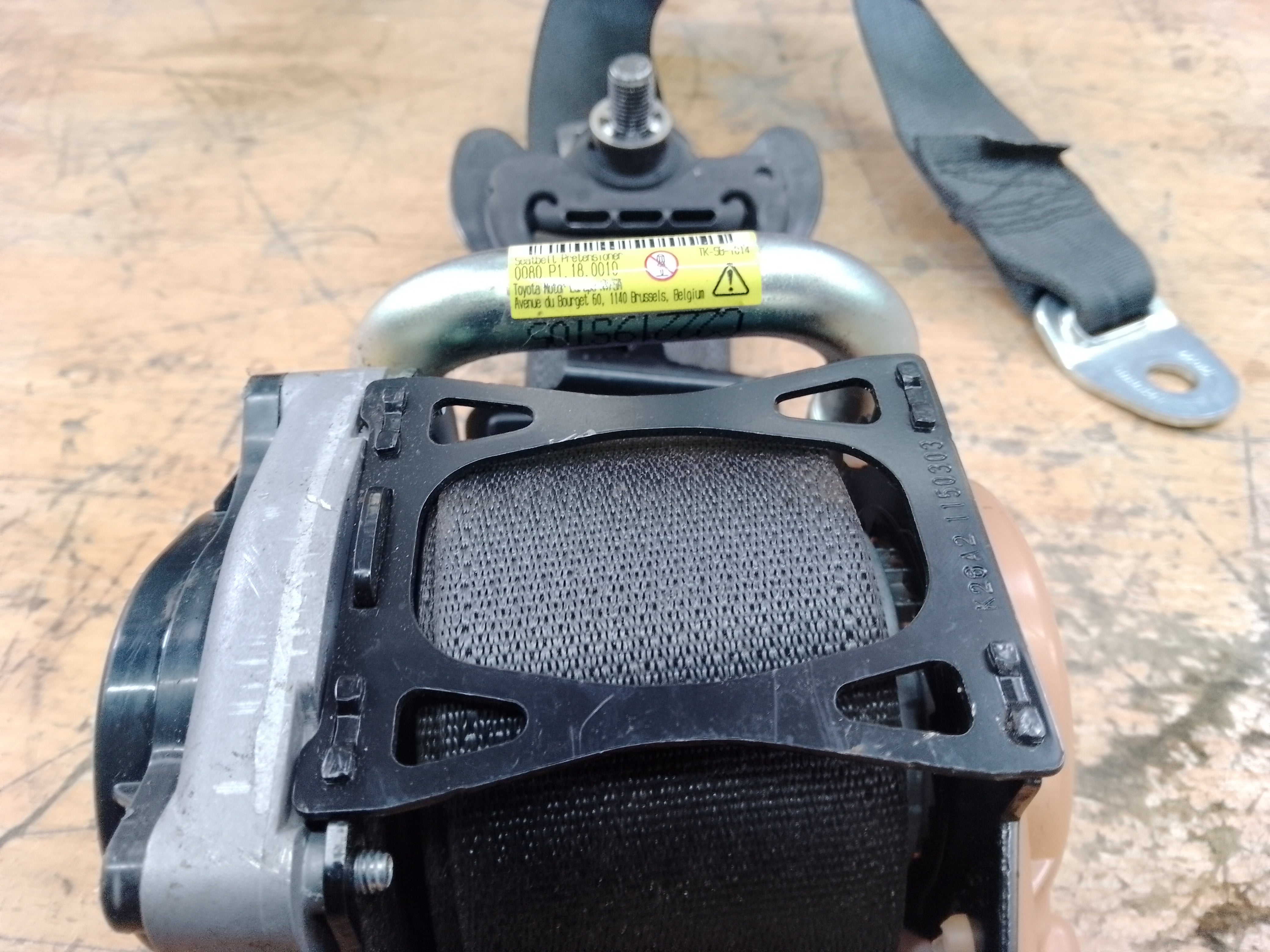 Toyota Corolla E210 2019-2024 Rear Passenger Left Seatbelt (73370-02232) (1150299)