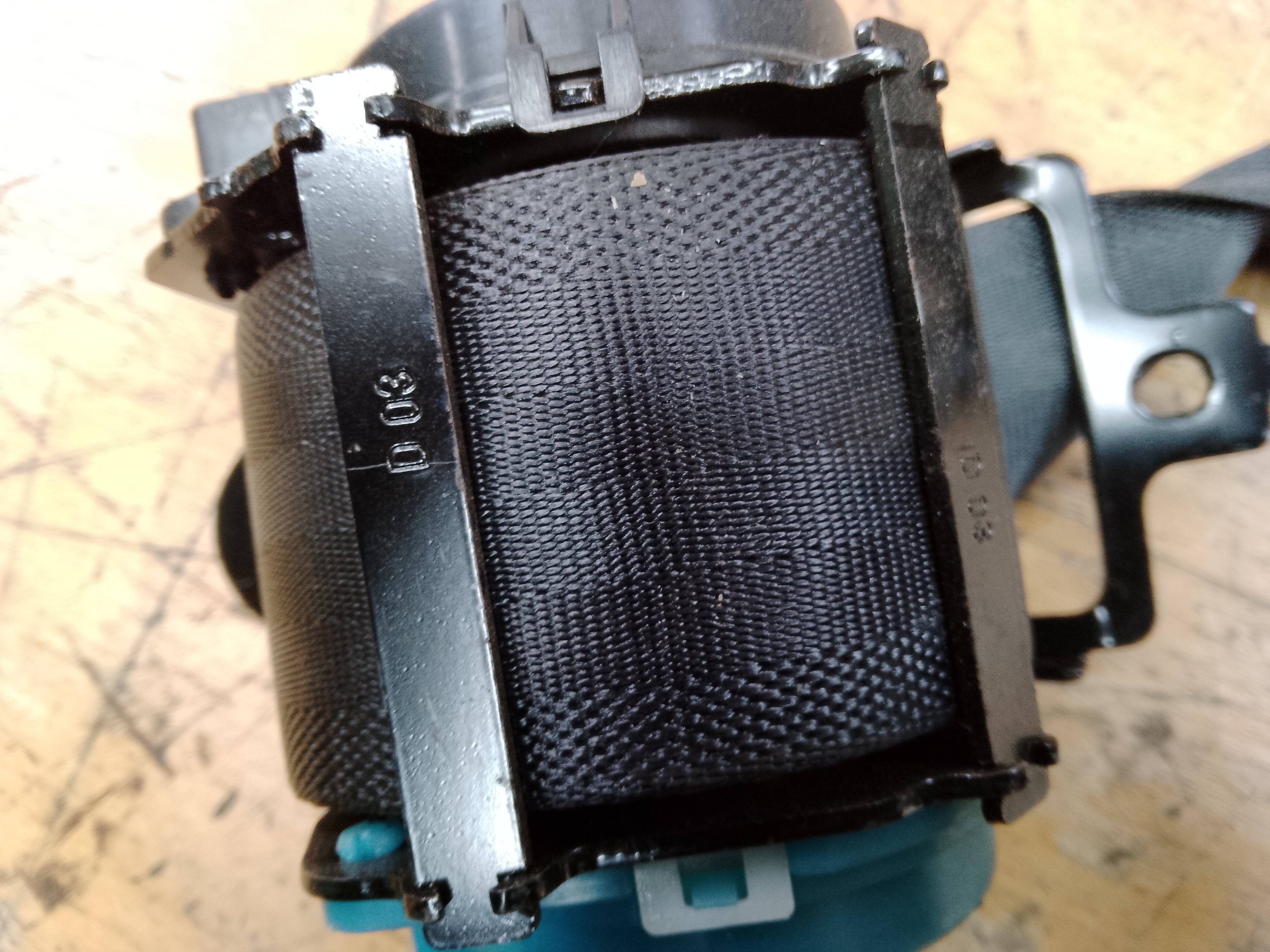 Hyundai i10 2014–21 Driver Right Rear Seat Belt (89820-B9000)