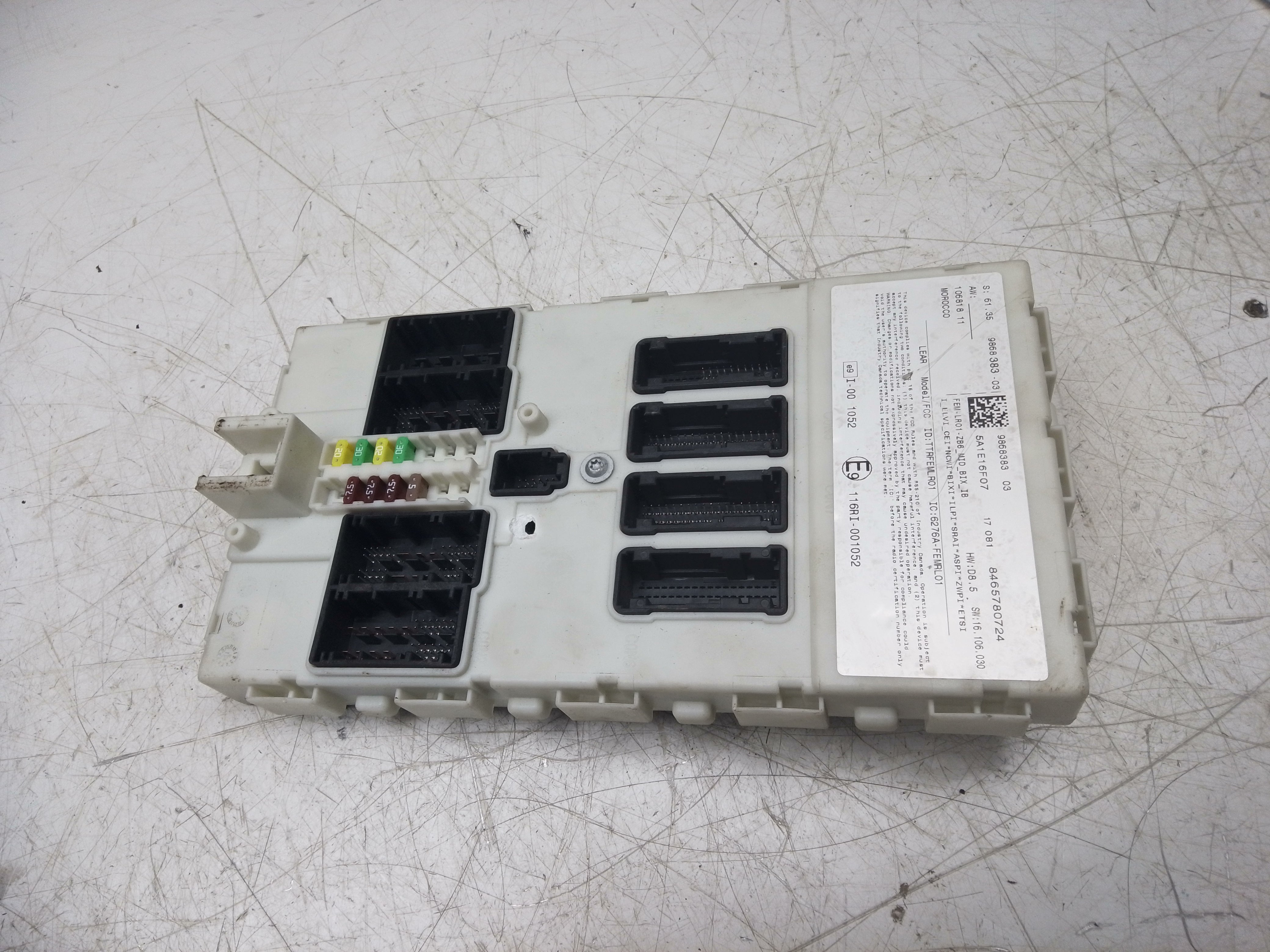 BMW 1, 4 Series 2017 F20 F36 Body Control Module ECU (9868383) (5A1E16F07)