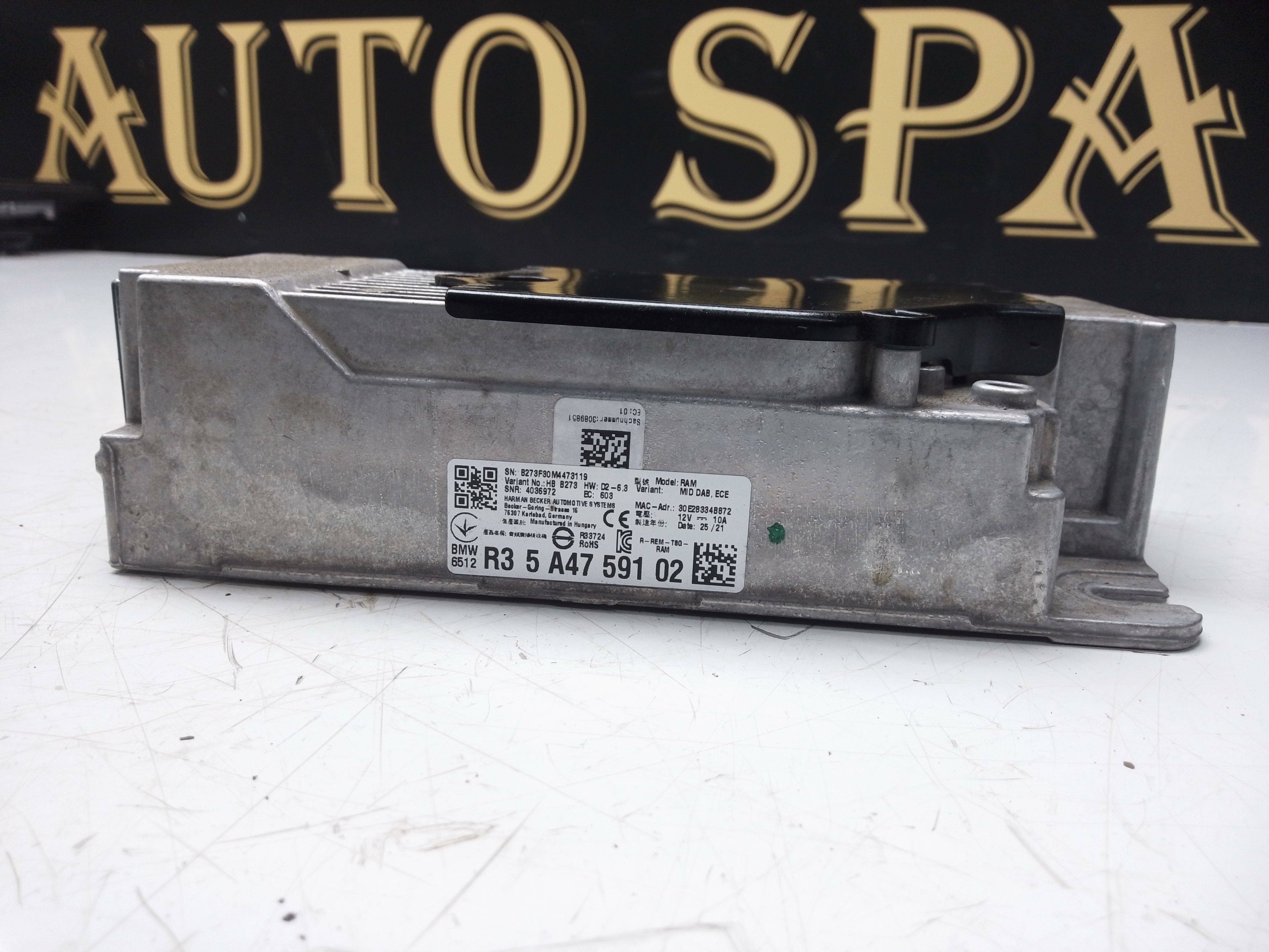 BMW X4 G02 2018 Sound Amplifier (5A4759102) (6512 R3 5 A4759102)