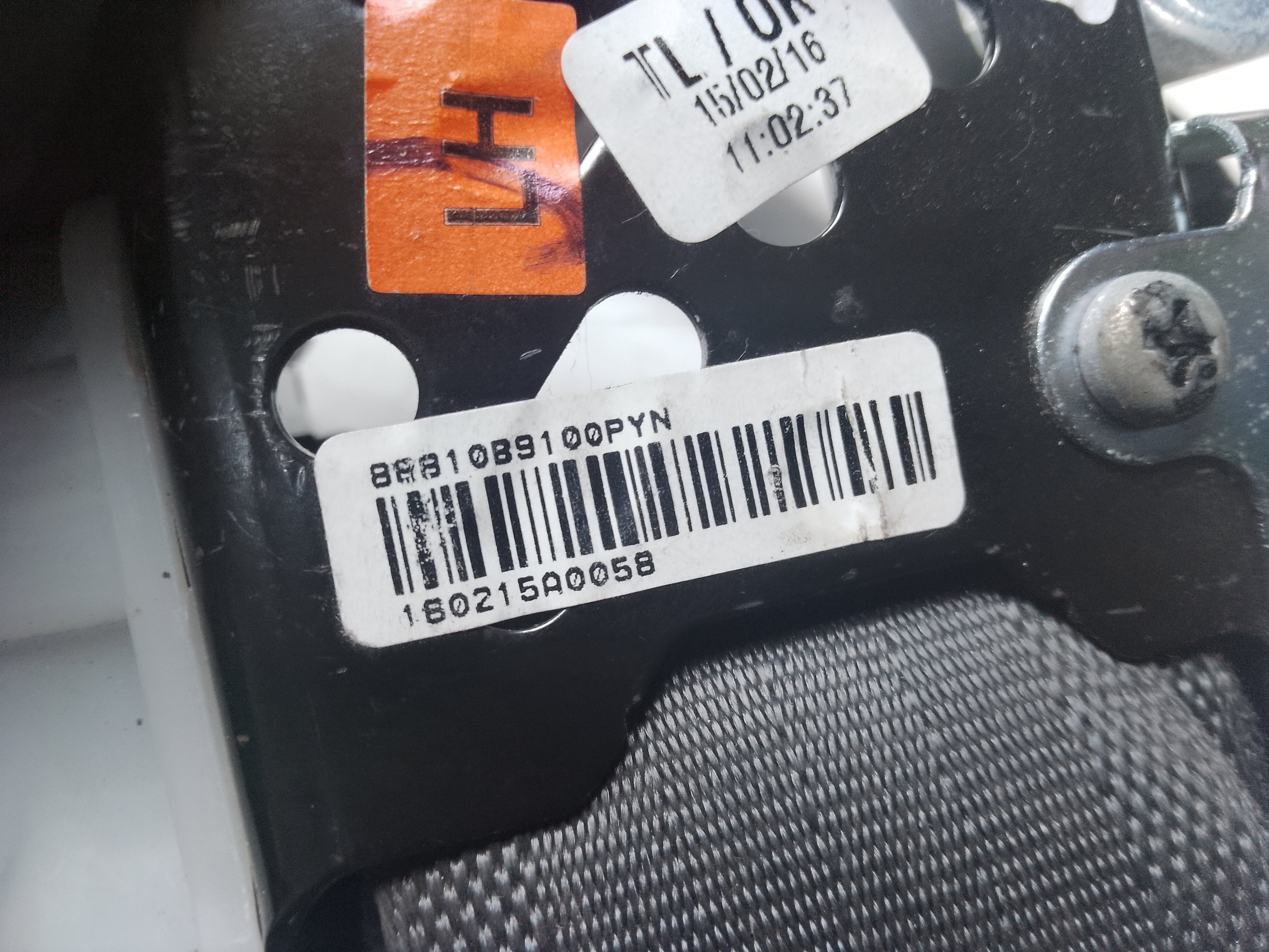 Hyundai i10 Mk2 2013-2019 Passenger Left Front Seat Belt (88810/20-B9100)