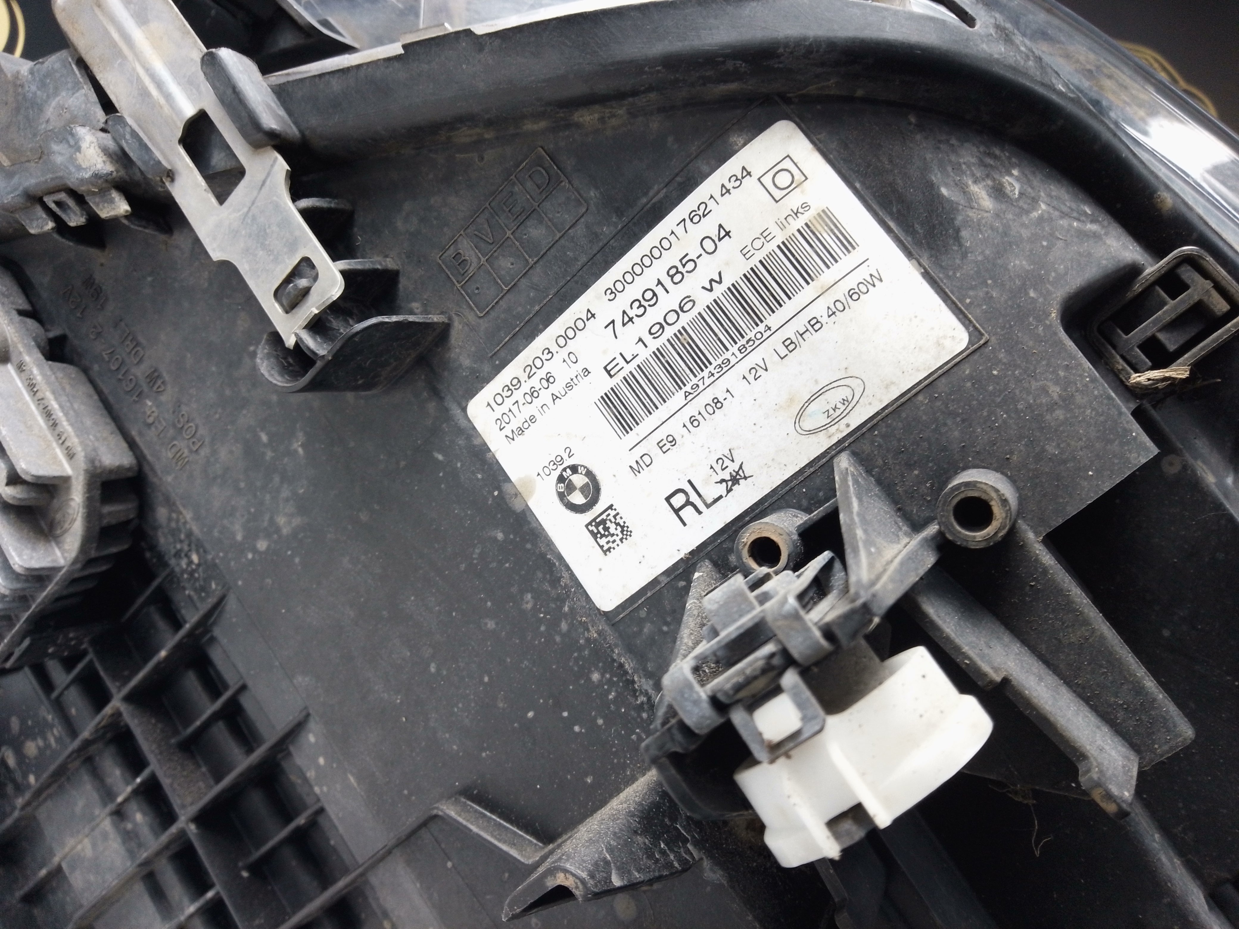 BMW 5 Series G30 LED Pre LCI Complete Left Headlight 2017-2020 (7439185)