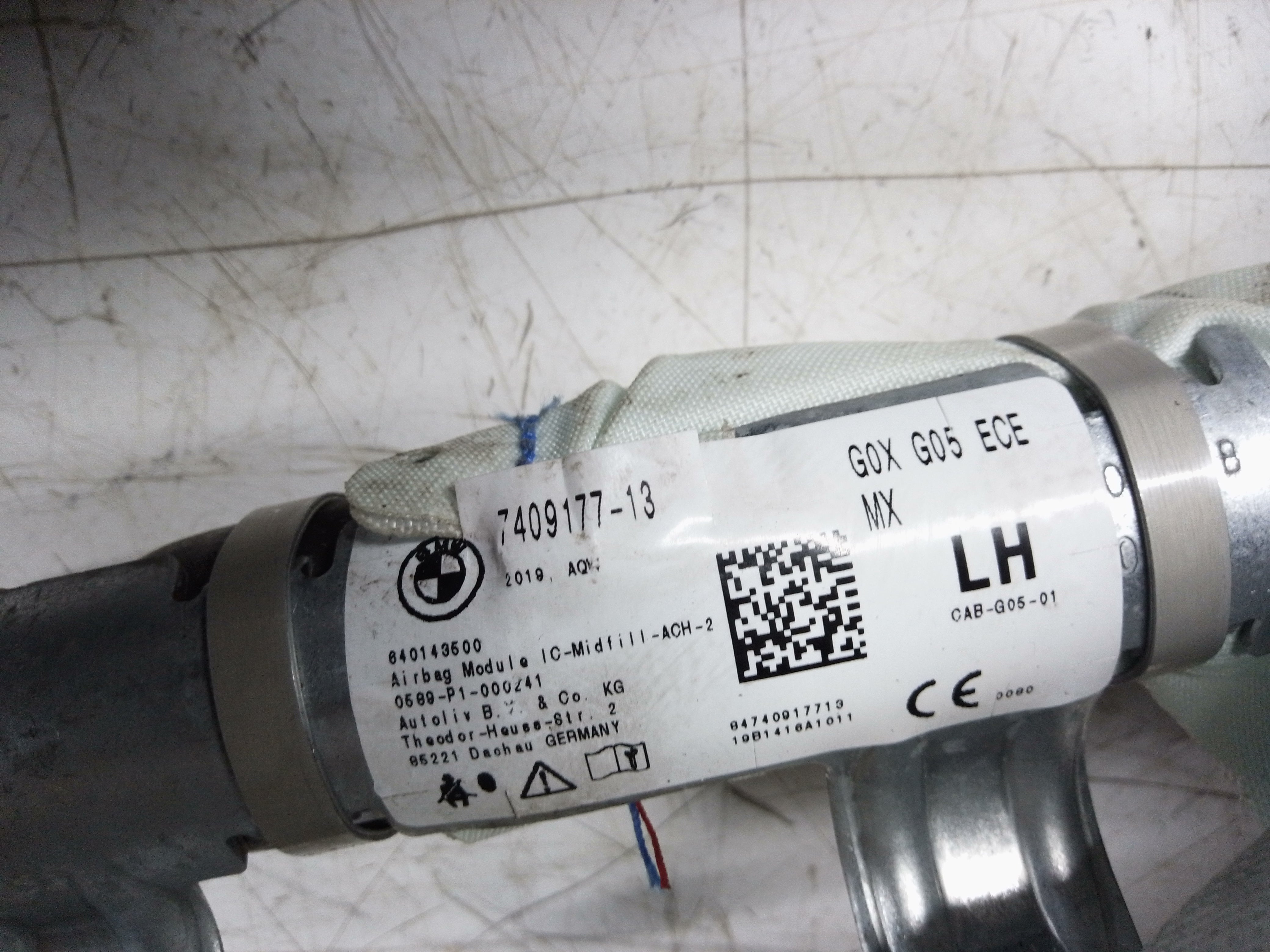 BMW X5 G05 Left Side Curtain Head Airbag (7409177)