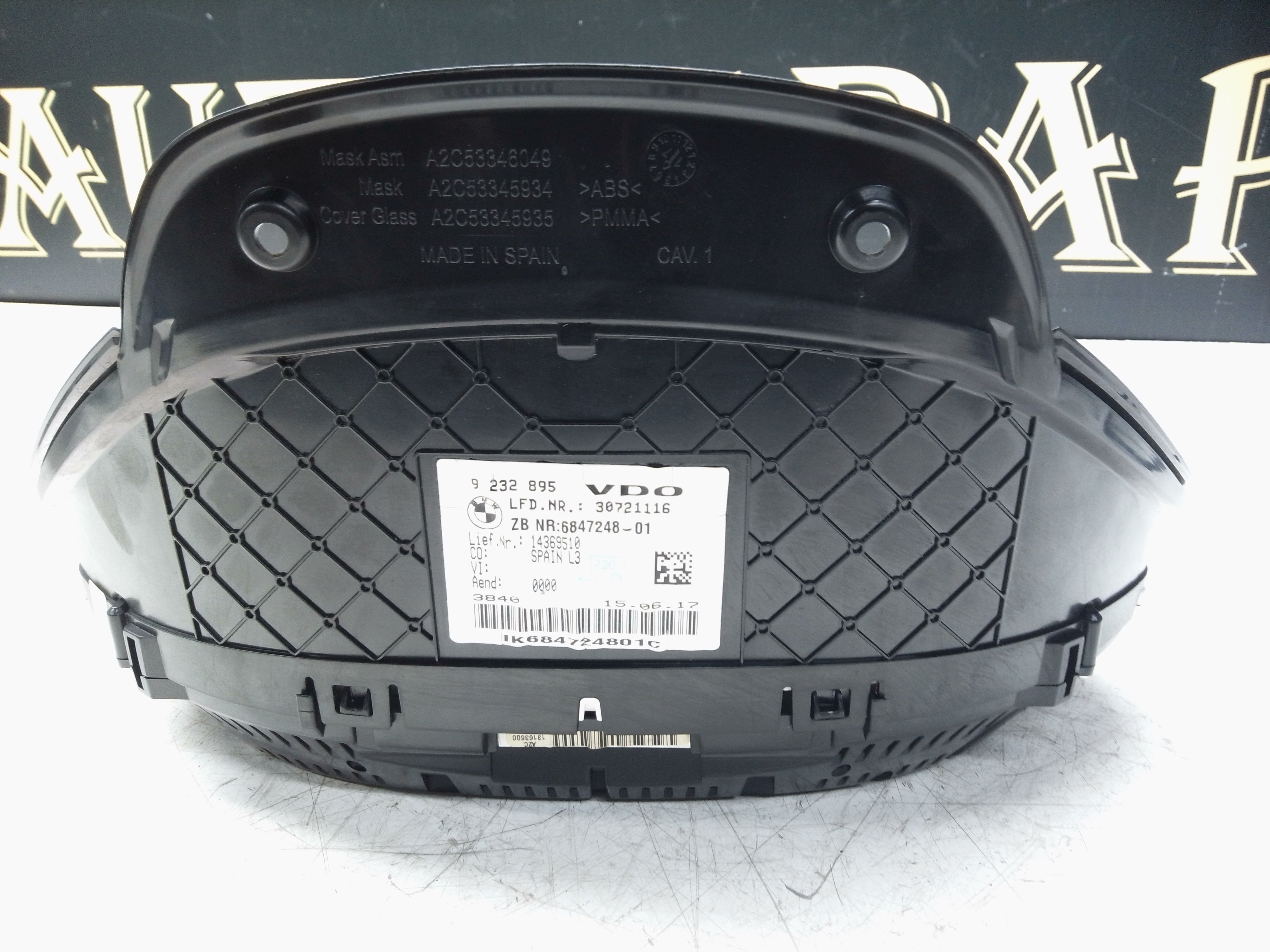 BMW 3 Series F30 F31 LCi Instrument Cluster Clocks (9232895) (6847248)