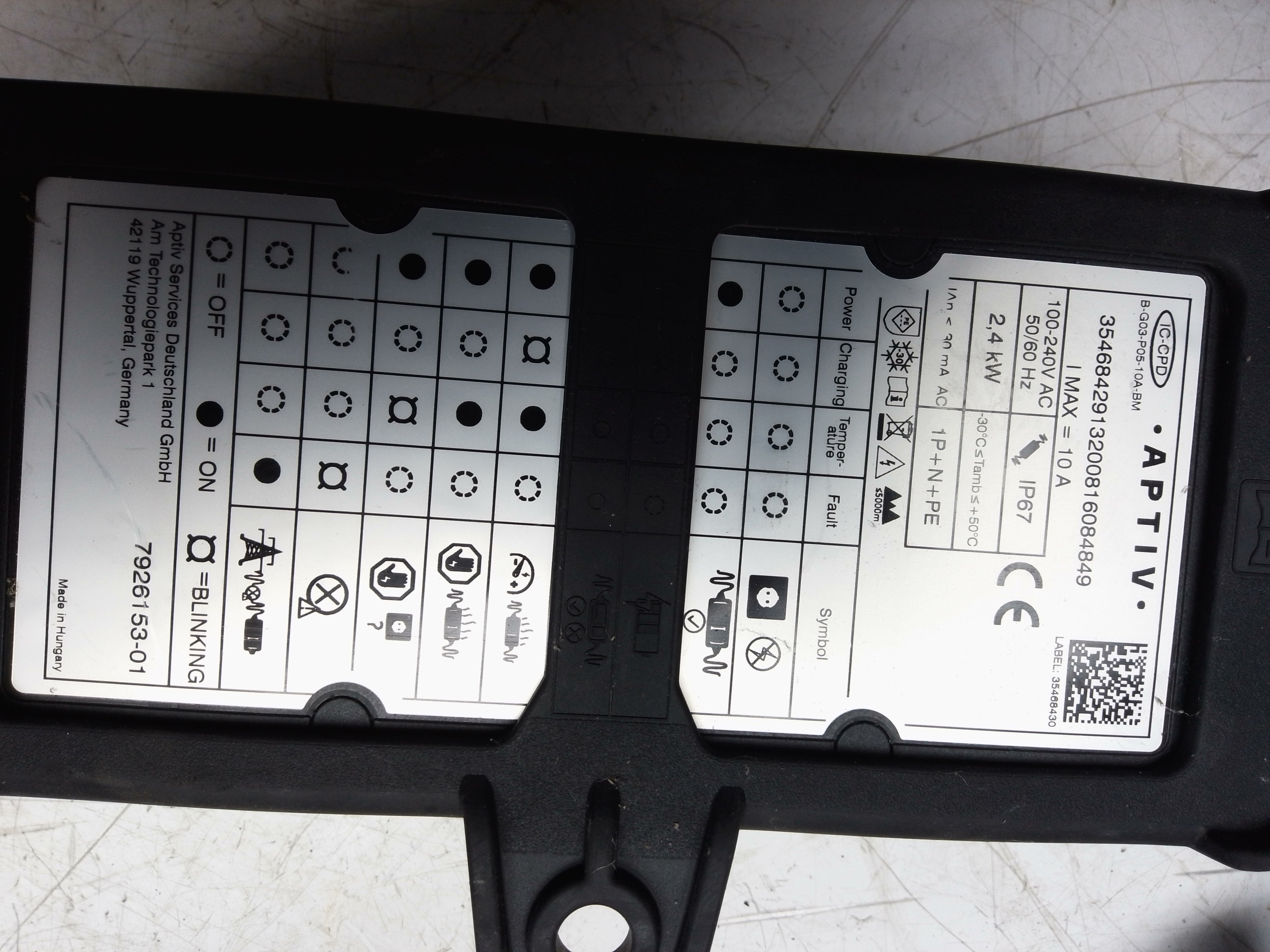 BMW EV / PHEV Type 2 Charging Cable X2 X3 30e X5 45e 330e 745Le (7926153-01)