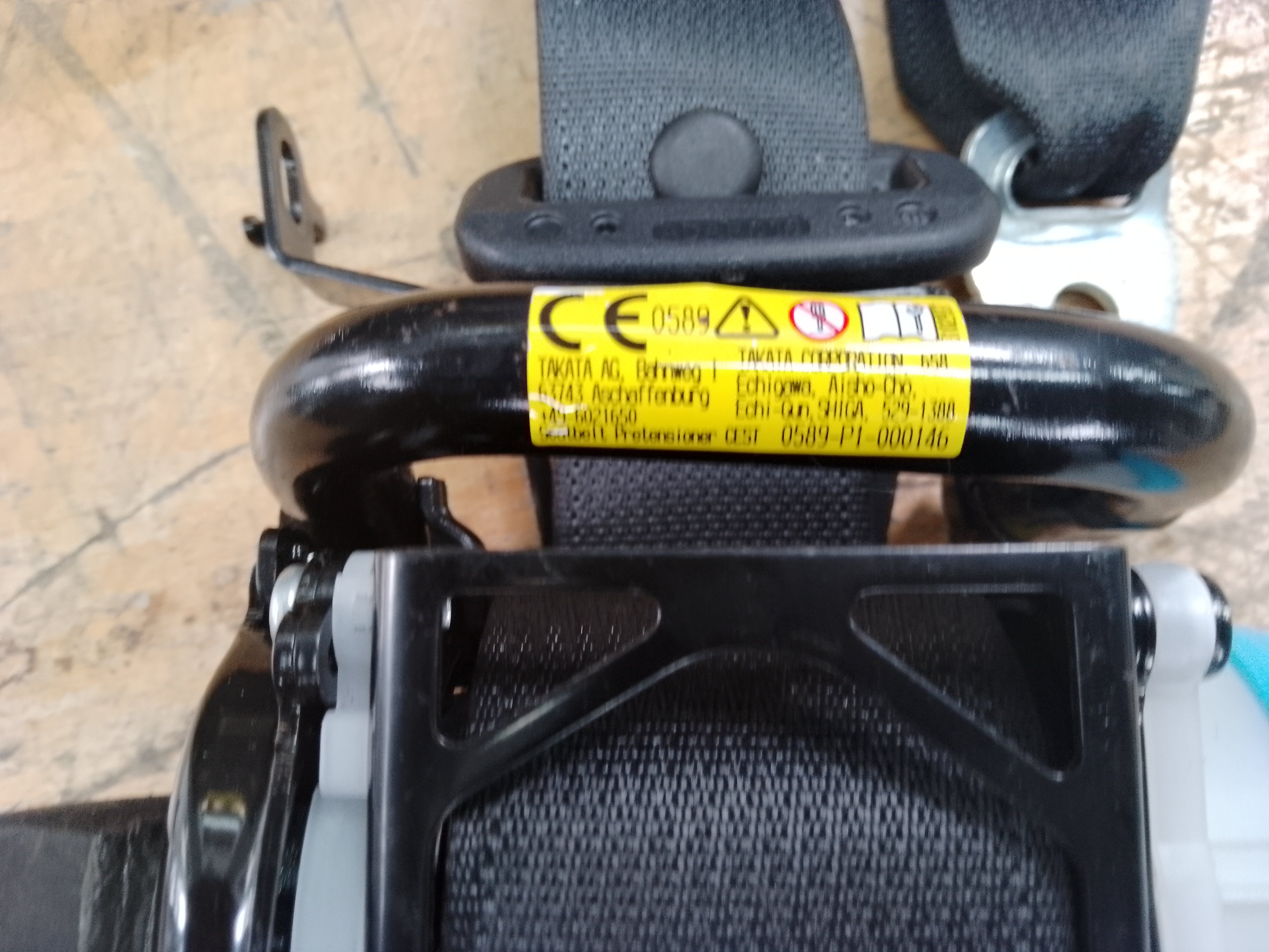 Toyota C-HR 2017-2023 Rear Right Seat Belt (73360-F4011) (73360F4011)