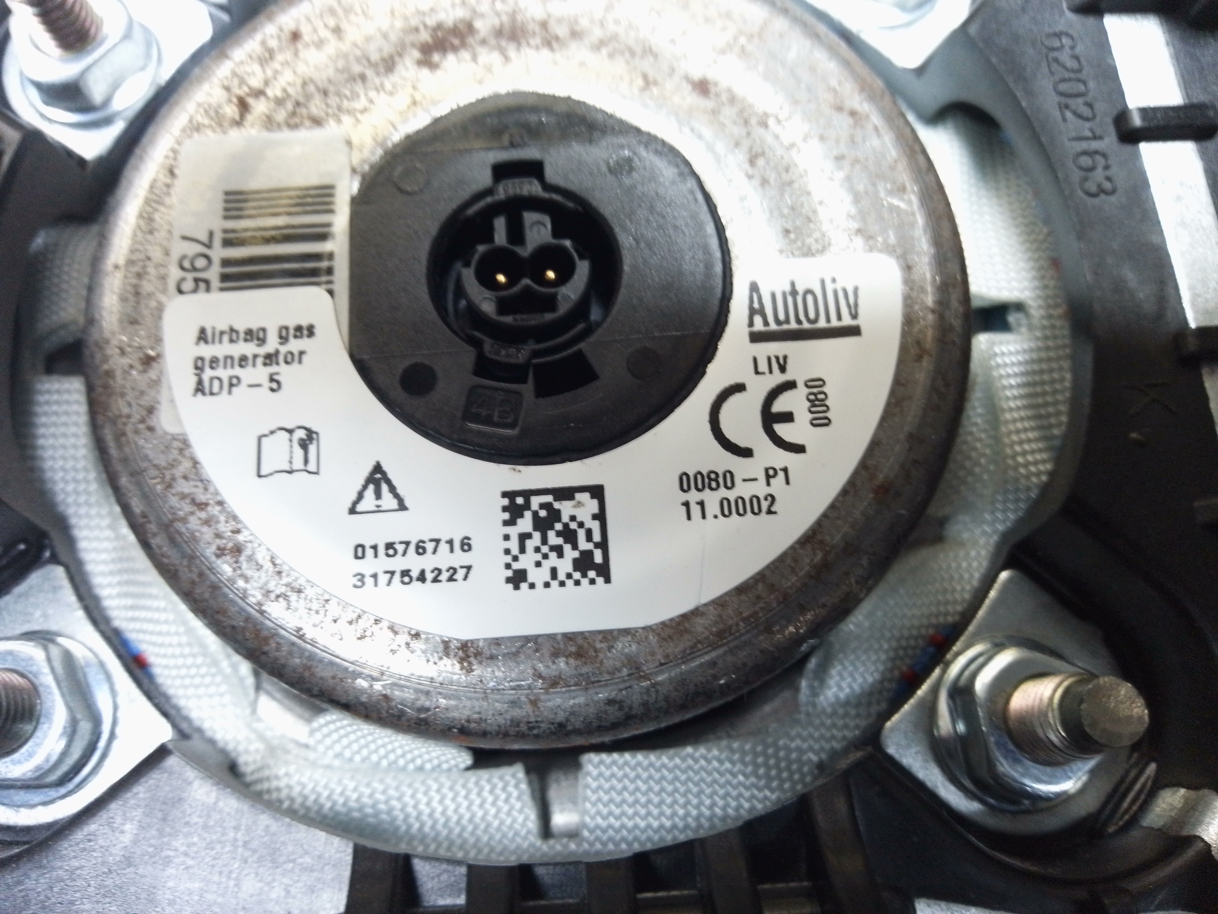 Ford Transit Custom 2014–18 Steering Wheel Airbag (BK21-V042B85-AB35B8)