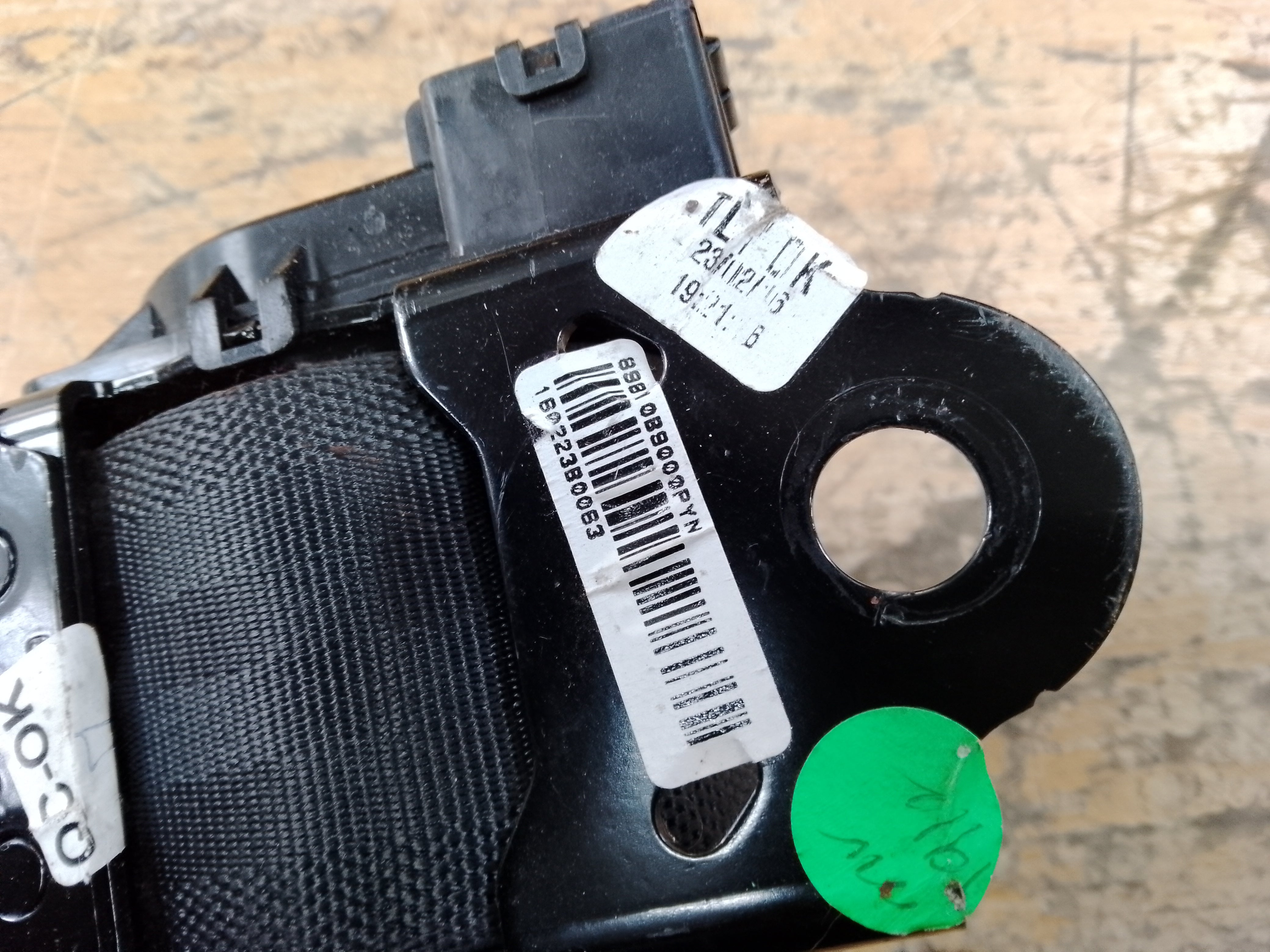 Hyundai i10 Mk2 2013-2019 Seat Belt Left Passenger Rear (89810-B9000)