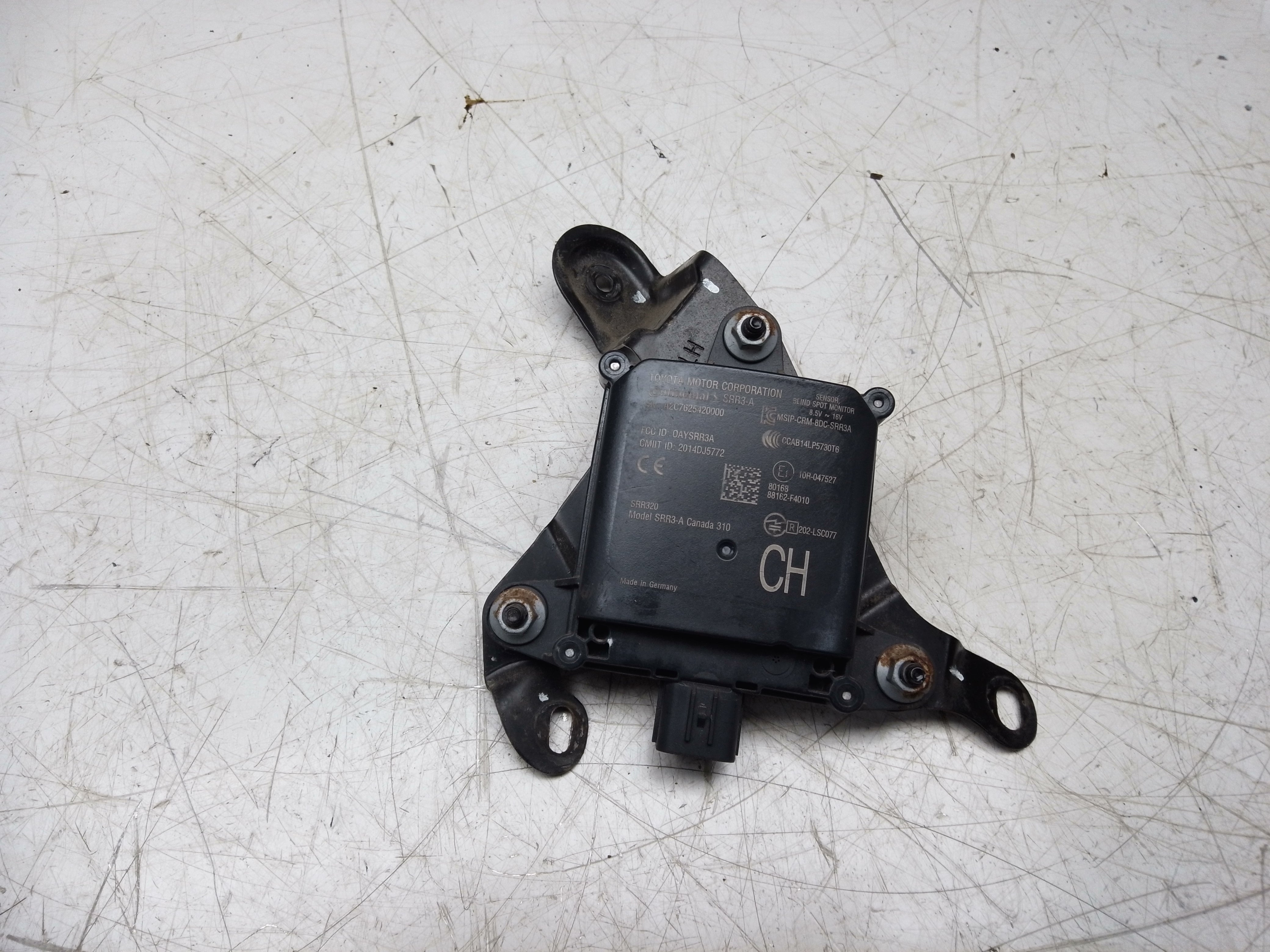 Toyota C-HR 1.8 Hybrid 2018 RHD Blind Spot Control Module (A2C7625420000)