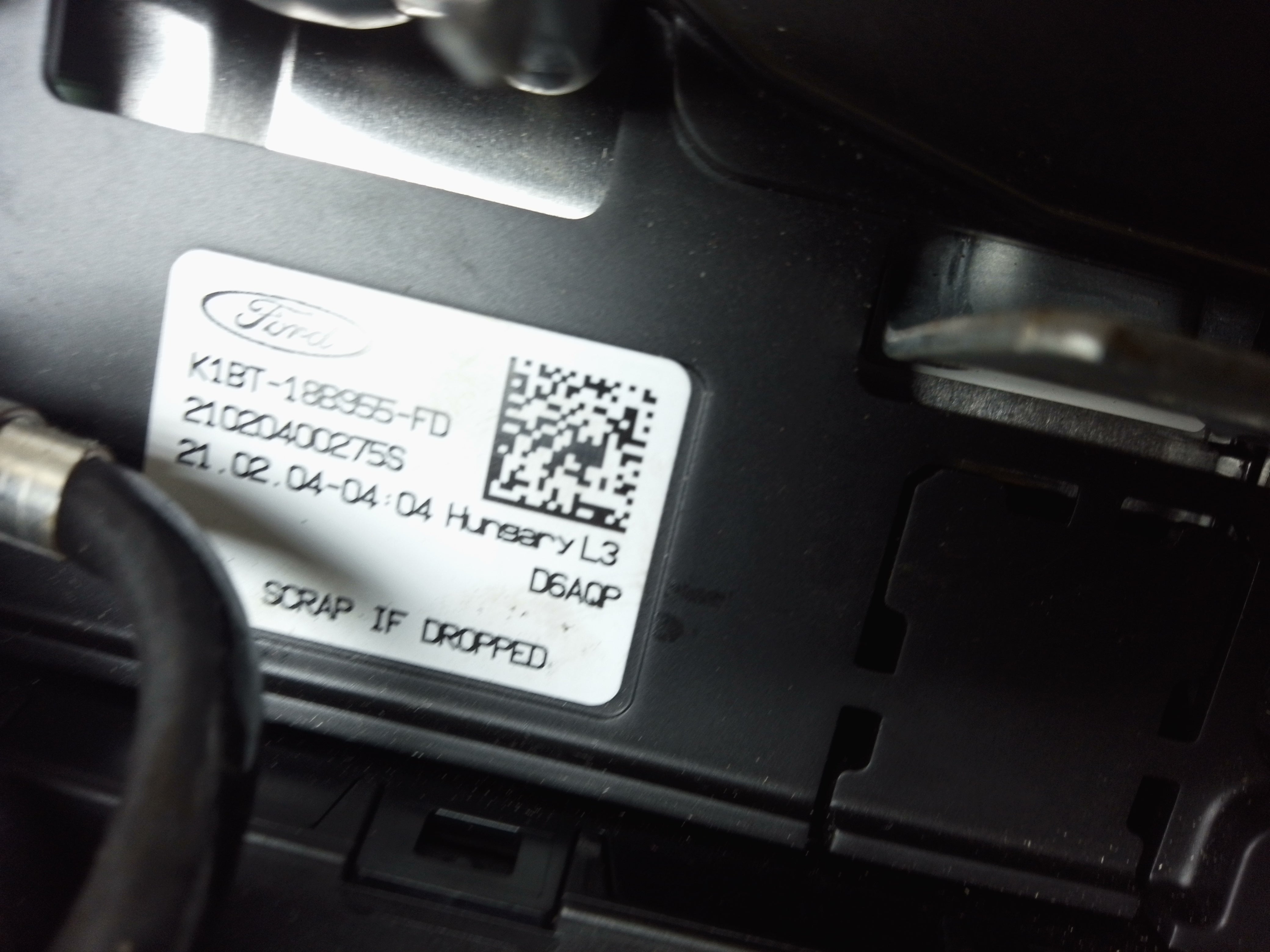 Ford Transit 2020 Multifunction Display Screen (K1BT-18B955-FD)