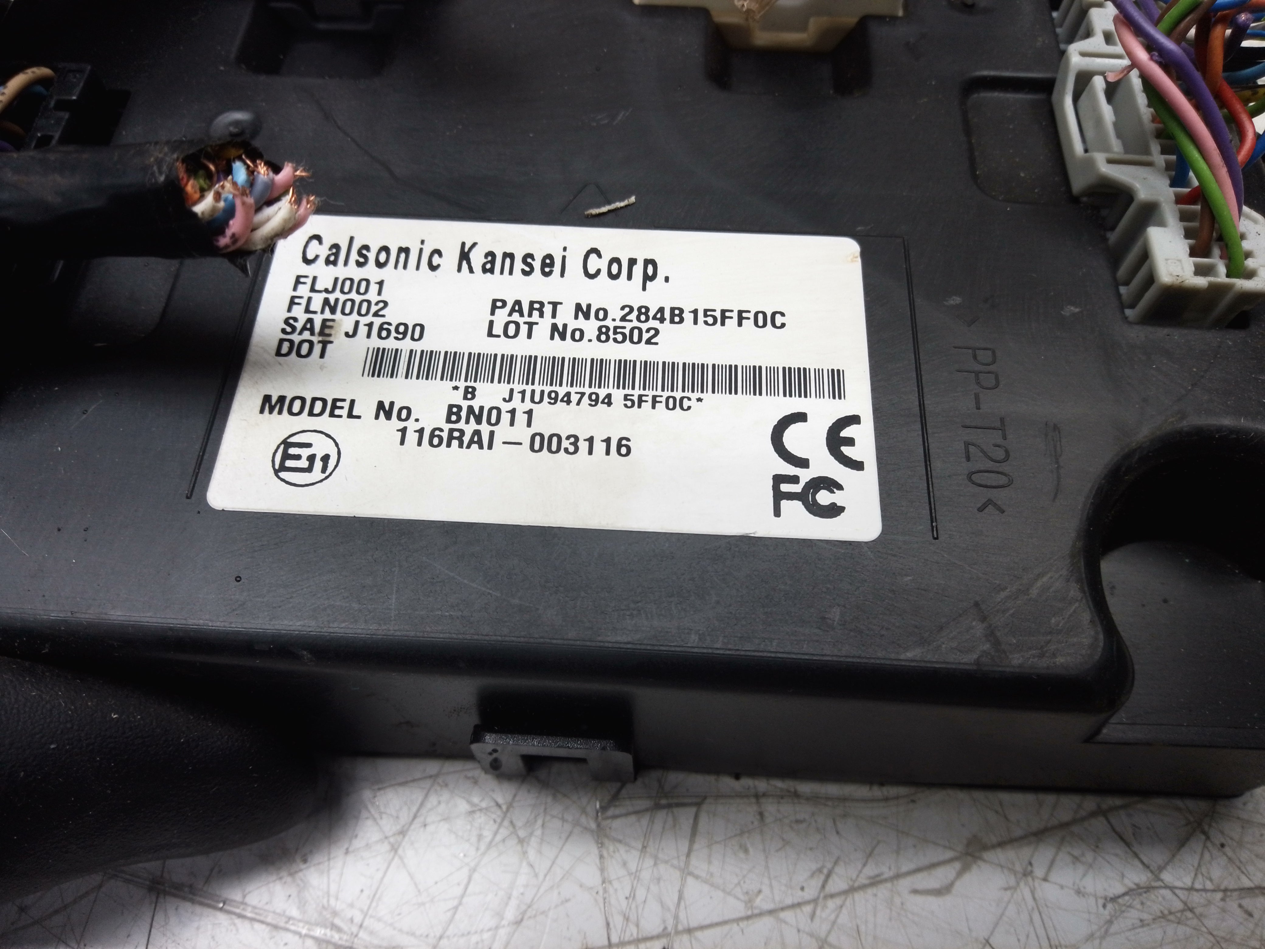 Nissan Micra 2019 Body Control Module (284B15FF0C)