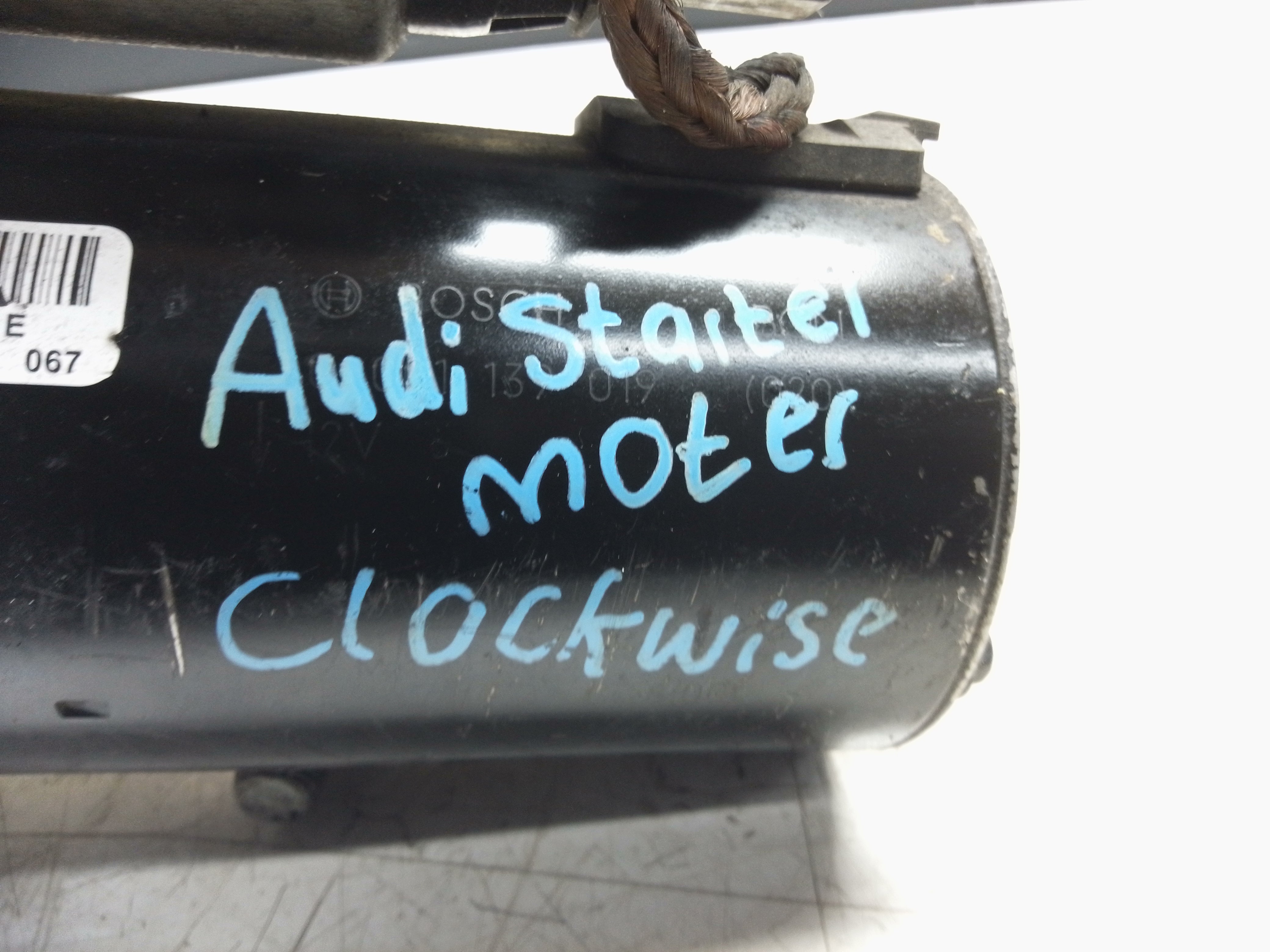 Audi A4 S Line 8K2 B8 2.0 Diesel Starter Motor (0001139019)