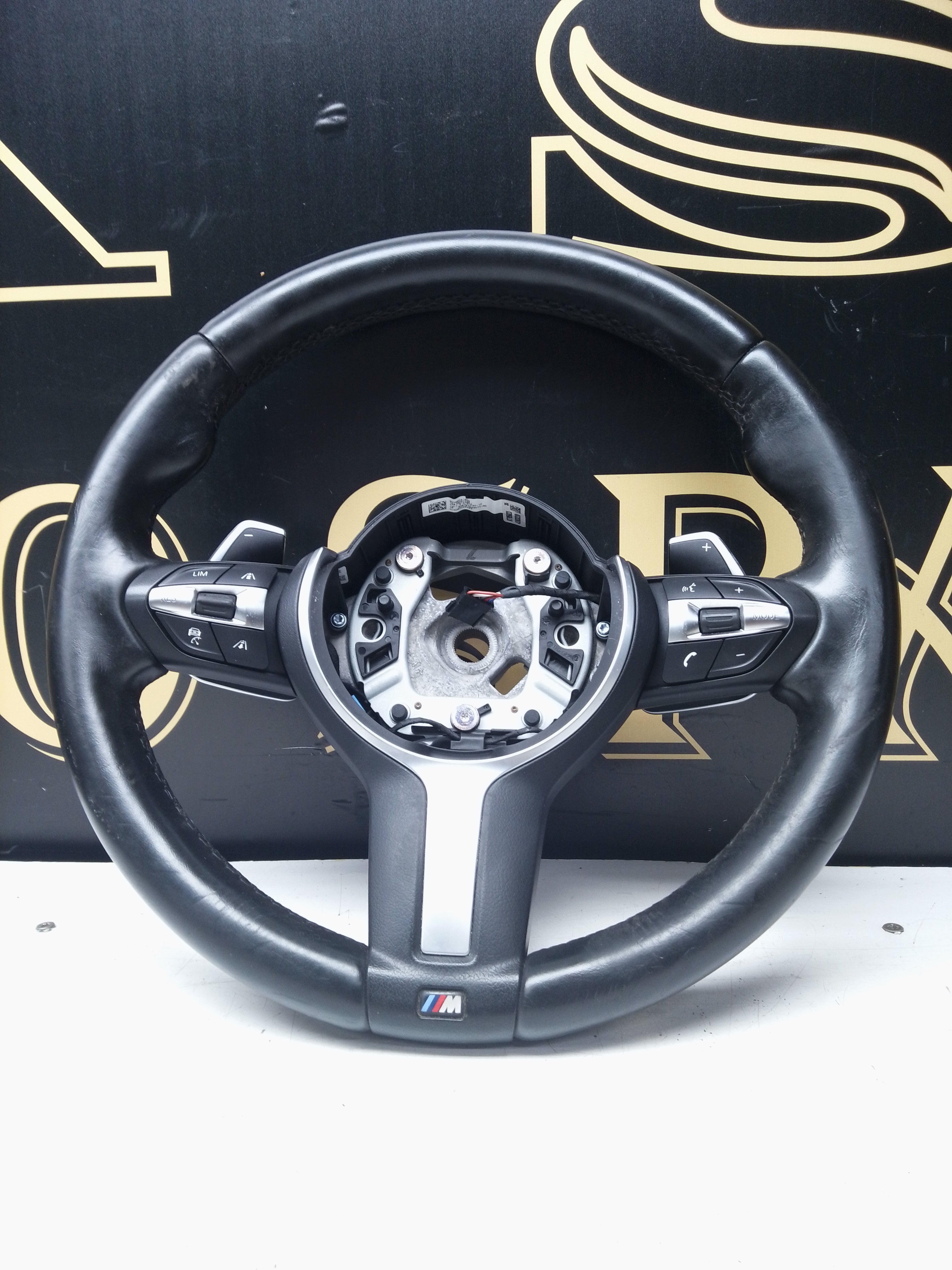 BMW F80 M3/F82/F83/M4/F87/M2 M Sport Heated Leather Steering Wheel – 2014–2021