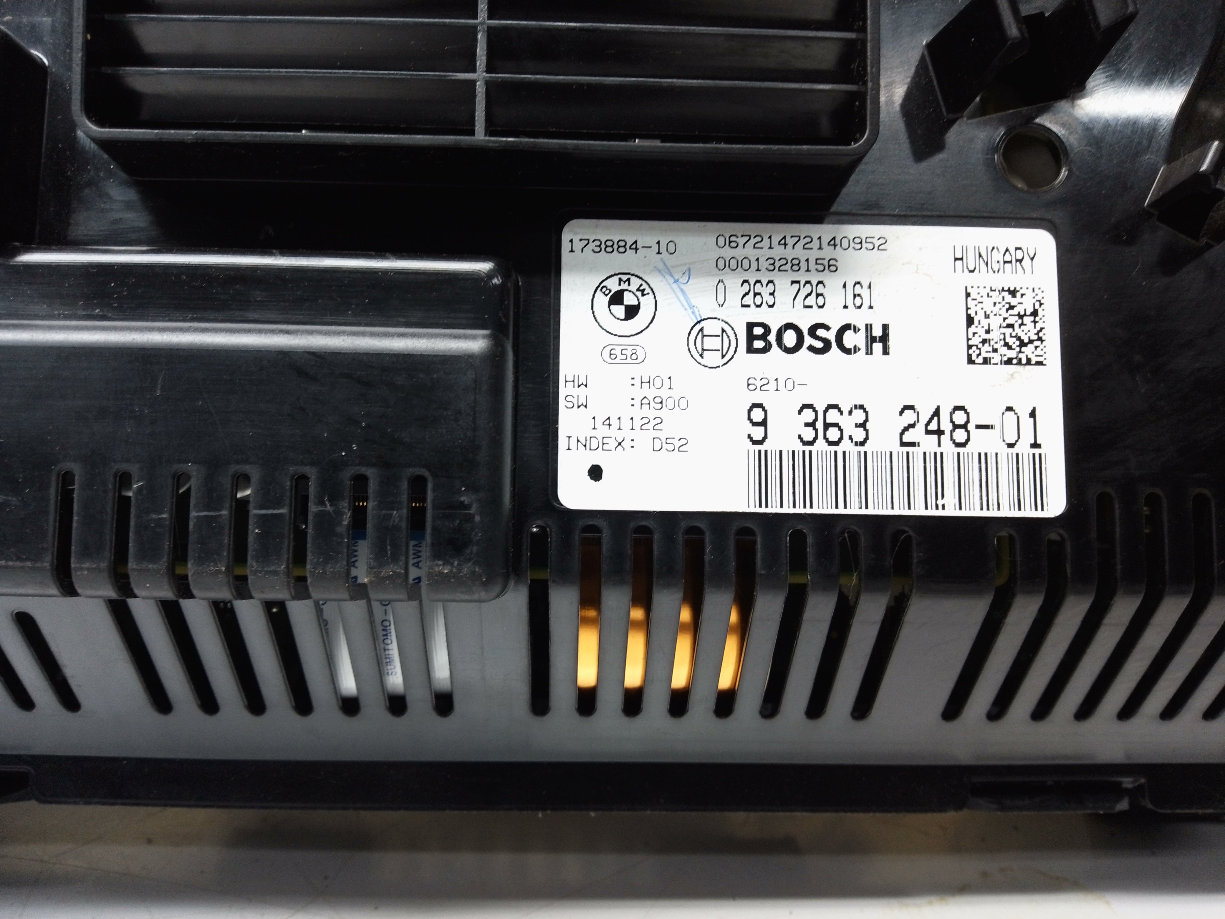 BMW F10 F11 Instrument Cluster/Speedometer Automatic (173884-10) (9363248-01)