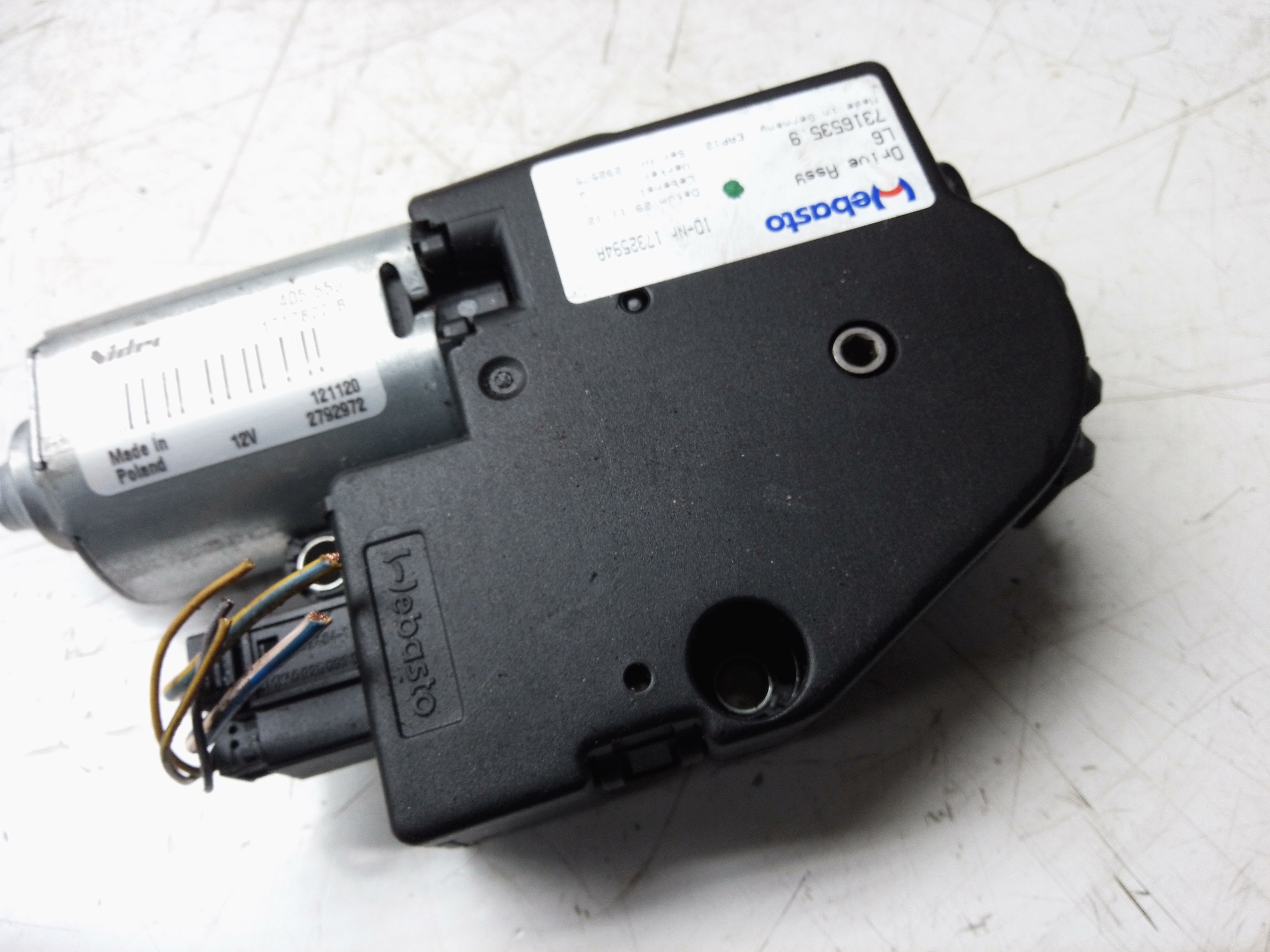 BMW 6 Series F13 2011–2019 Panoramic Sun Roof Motor Mechanism (1717822)