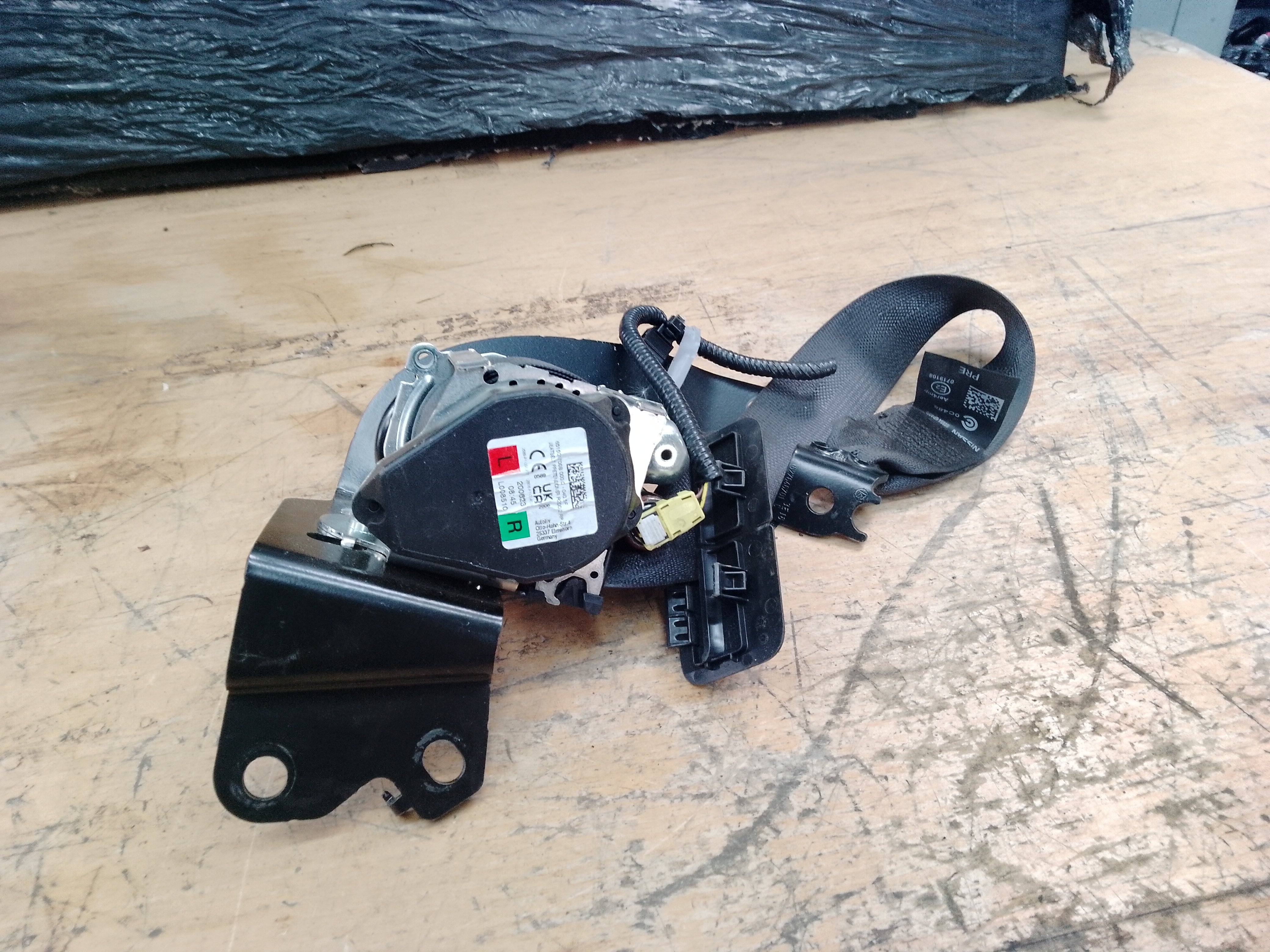 Nissan Juke 2023 F16 Rear Right Seatbelt (88884-6PA0B) (888846PA0B) (0719108)