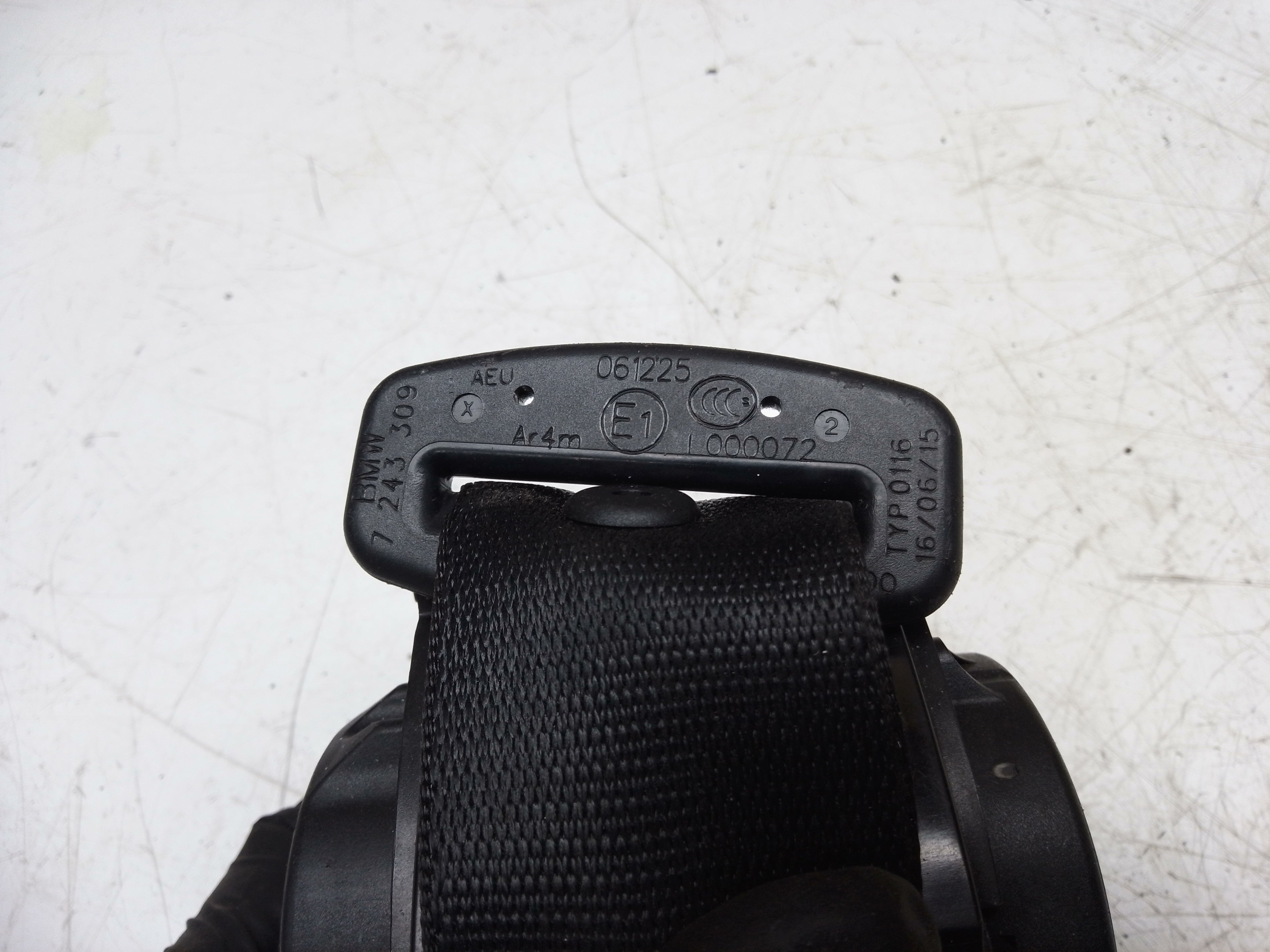 BMW 1 Series F20/F21 2018 Rear Left/Right Side Seat Belt (S3724330904)