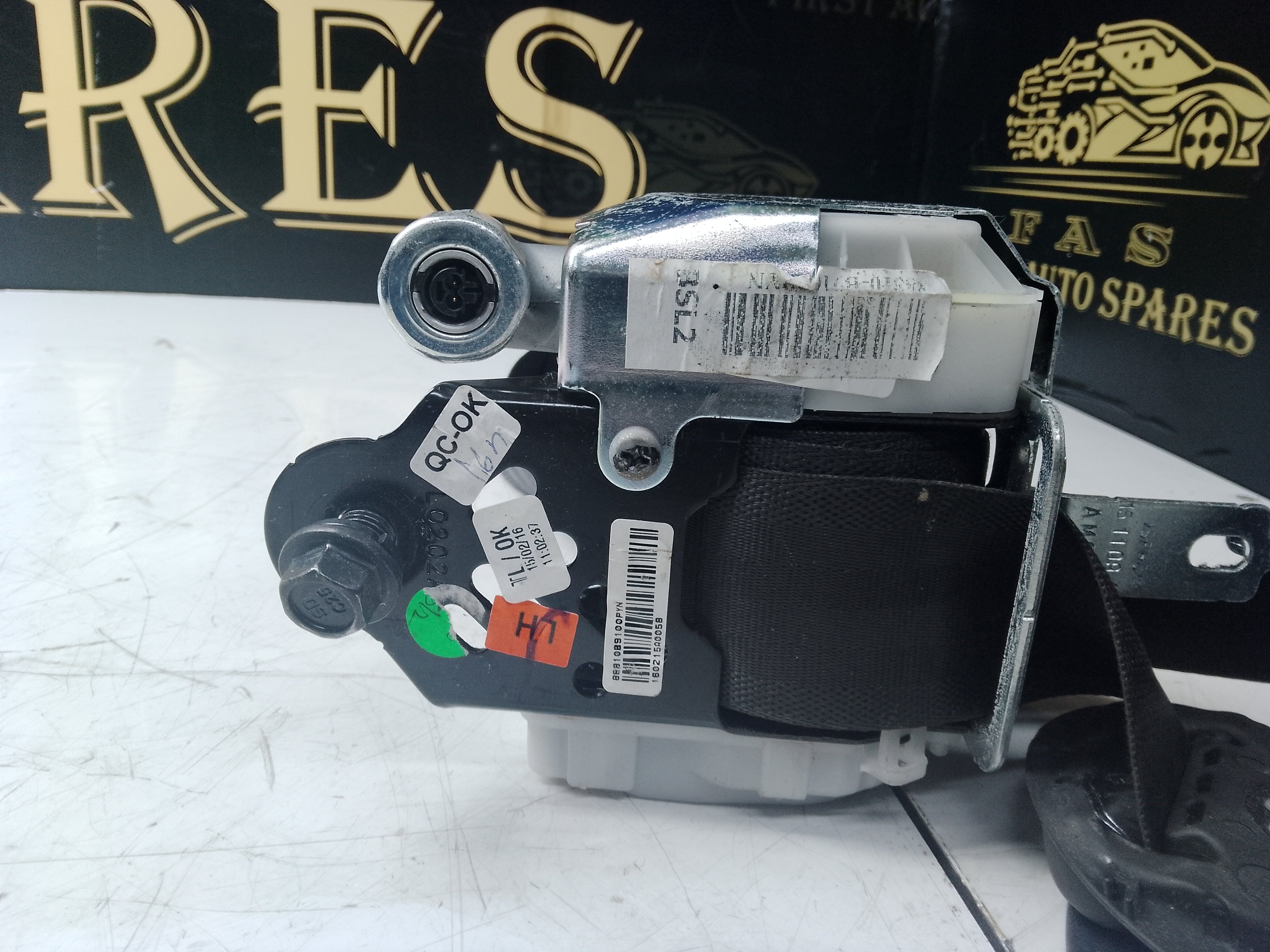 Hyundai i10 Mk2 2013-2019 Passenger Left Front Seat Belt (88810/20-B9100)