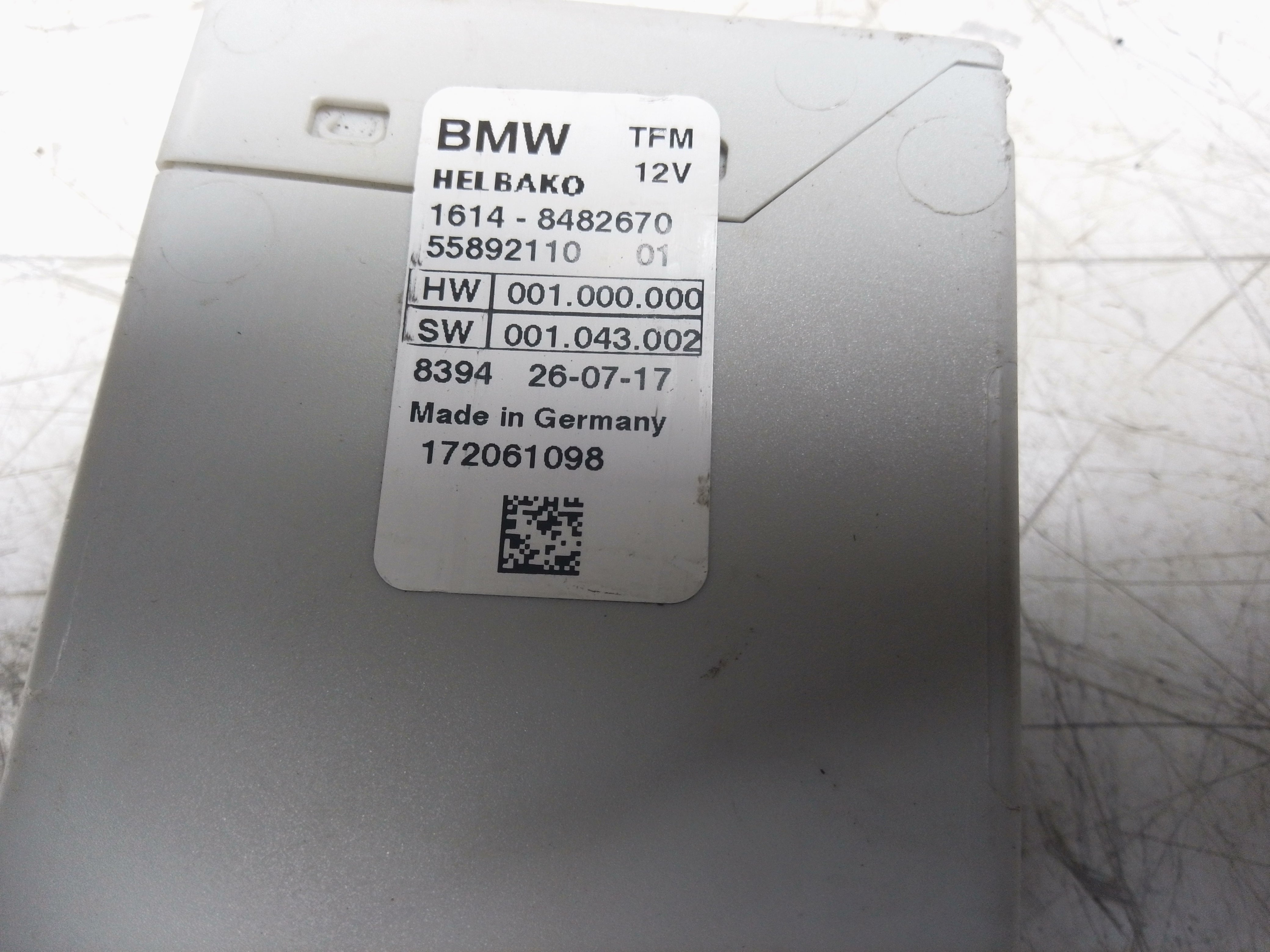 BMW F30  G30 G11 Hybrid Petrol Fuel Tank Control Module ECU (8482670)