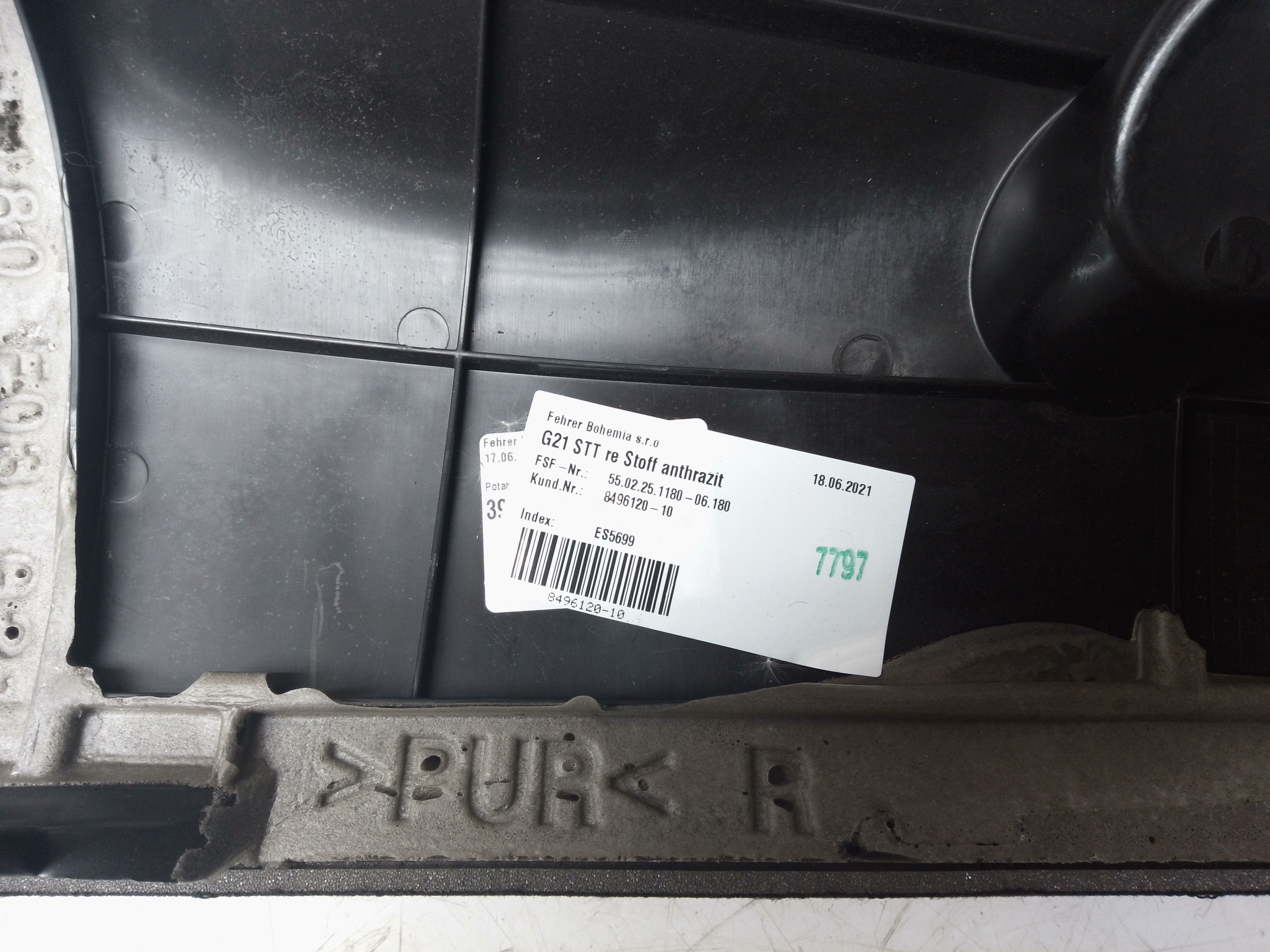 BMW 3 Series 2018-2024 Seat Finisher Cloth (8496119-10)