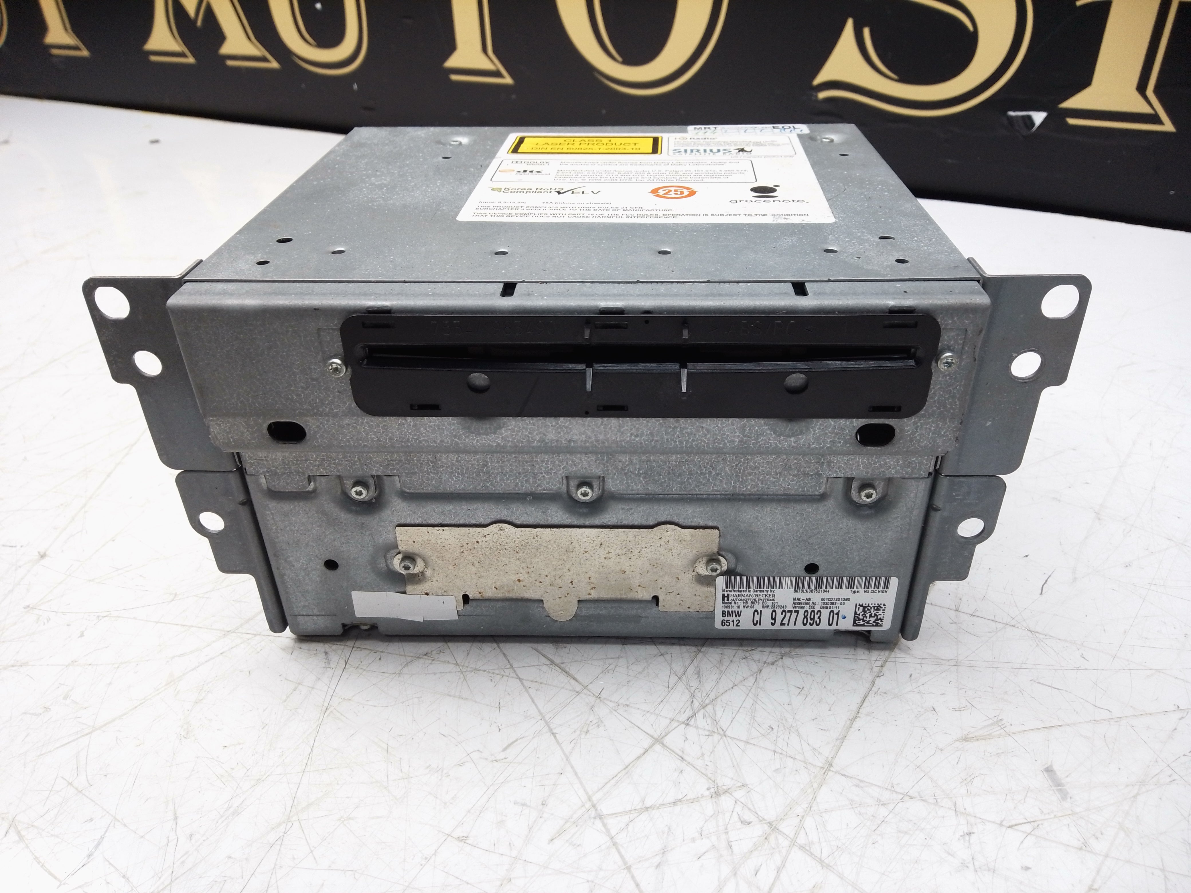 BMW 3 Series 2012 Multimedia Unit Set (9252004) (9267955) (927789301)