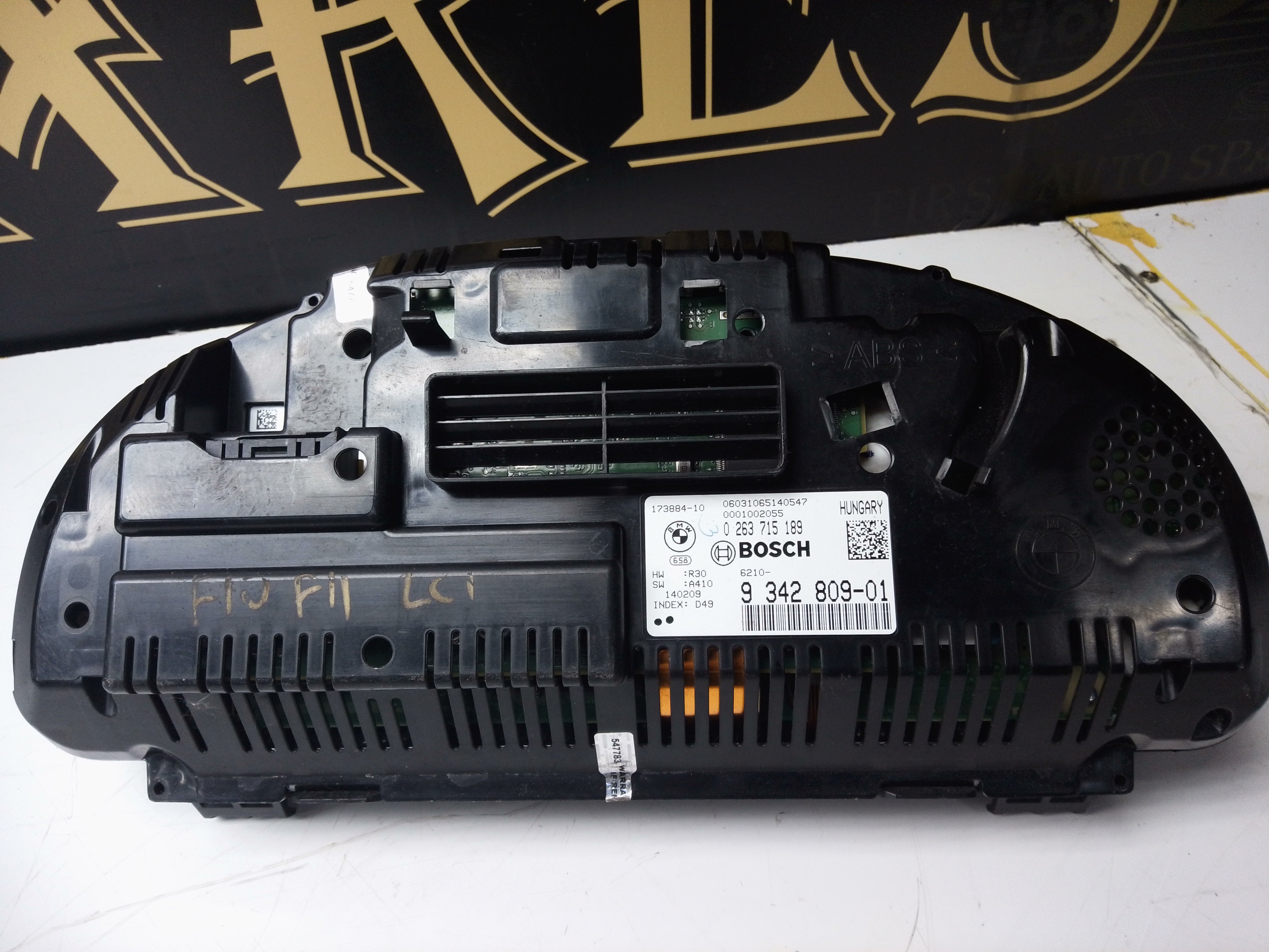 BMW 525D M Sport Auto Saloon 2014 Speedometer (9342809-01)