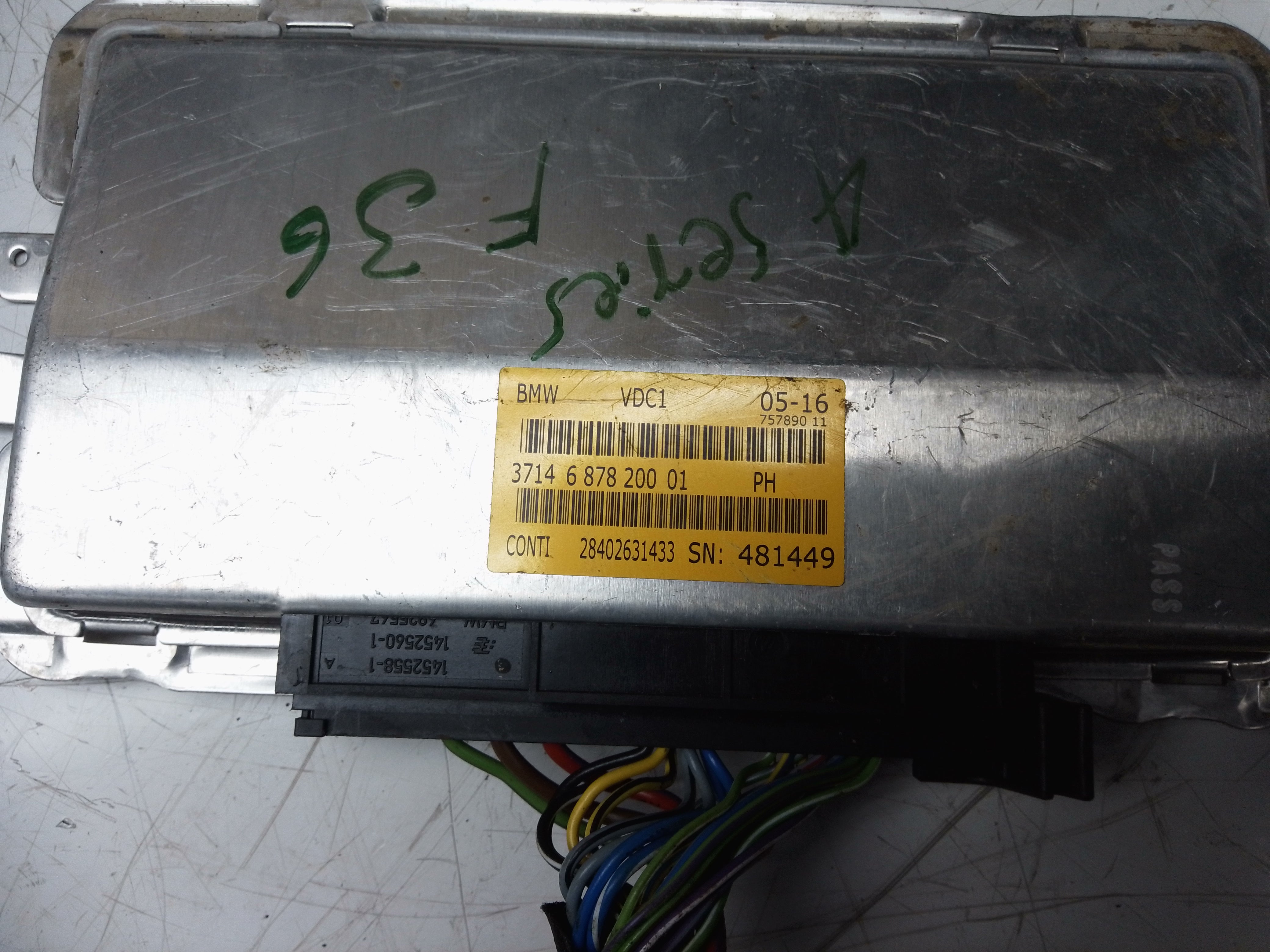 BMW 3 & 4 Series 2016 Control Module (3714 687820001)