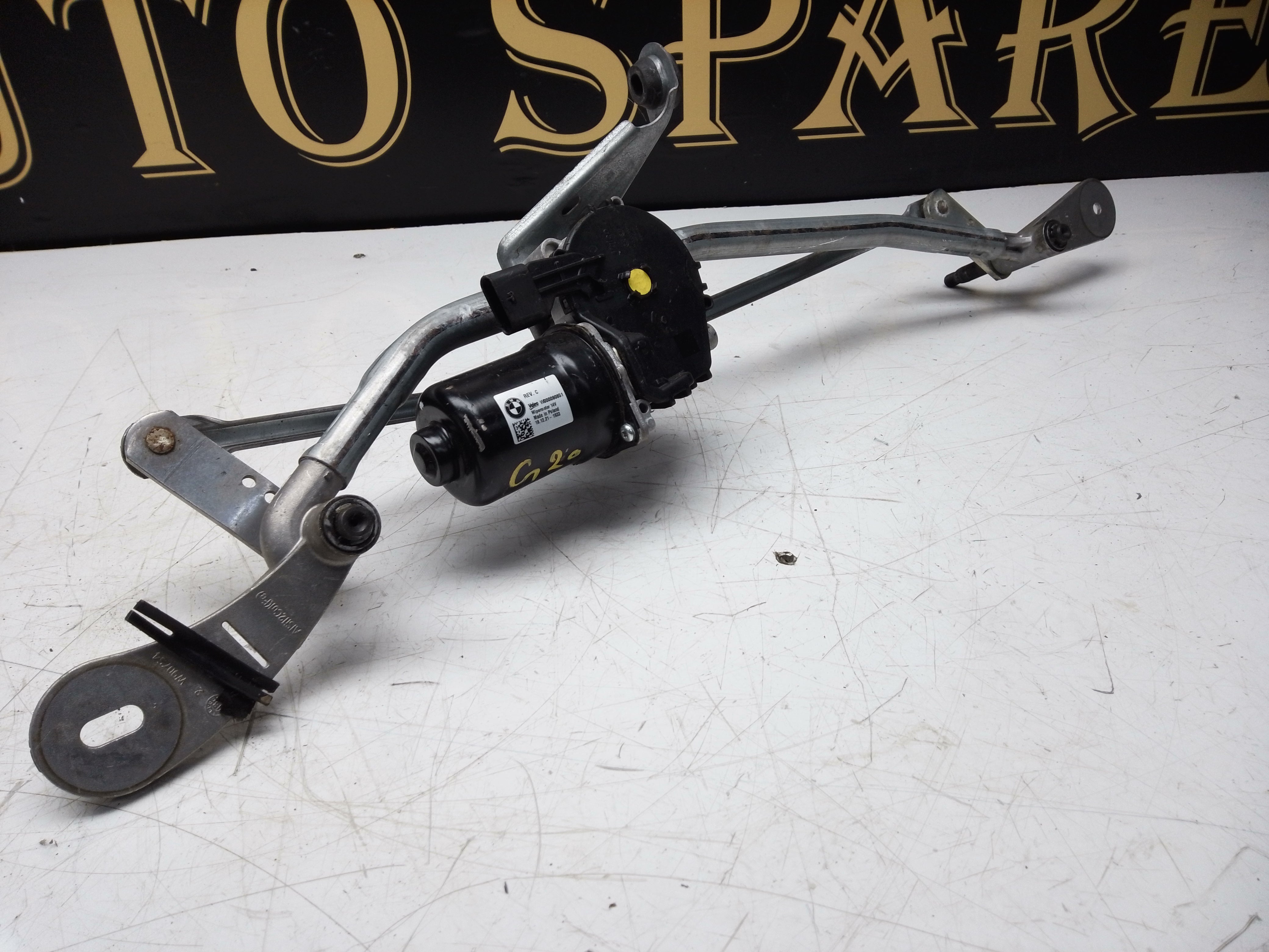 BMW 3 Series G20 2018–2021 Front Wiper Motor & Linkage (W000090851)