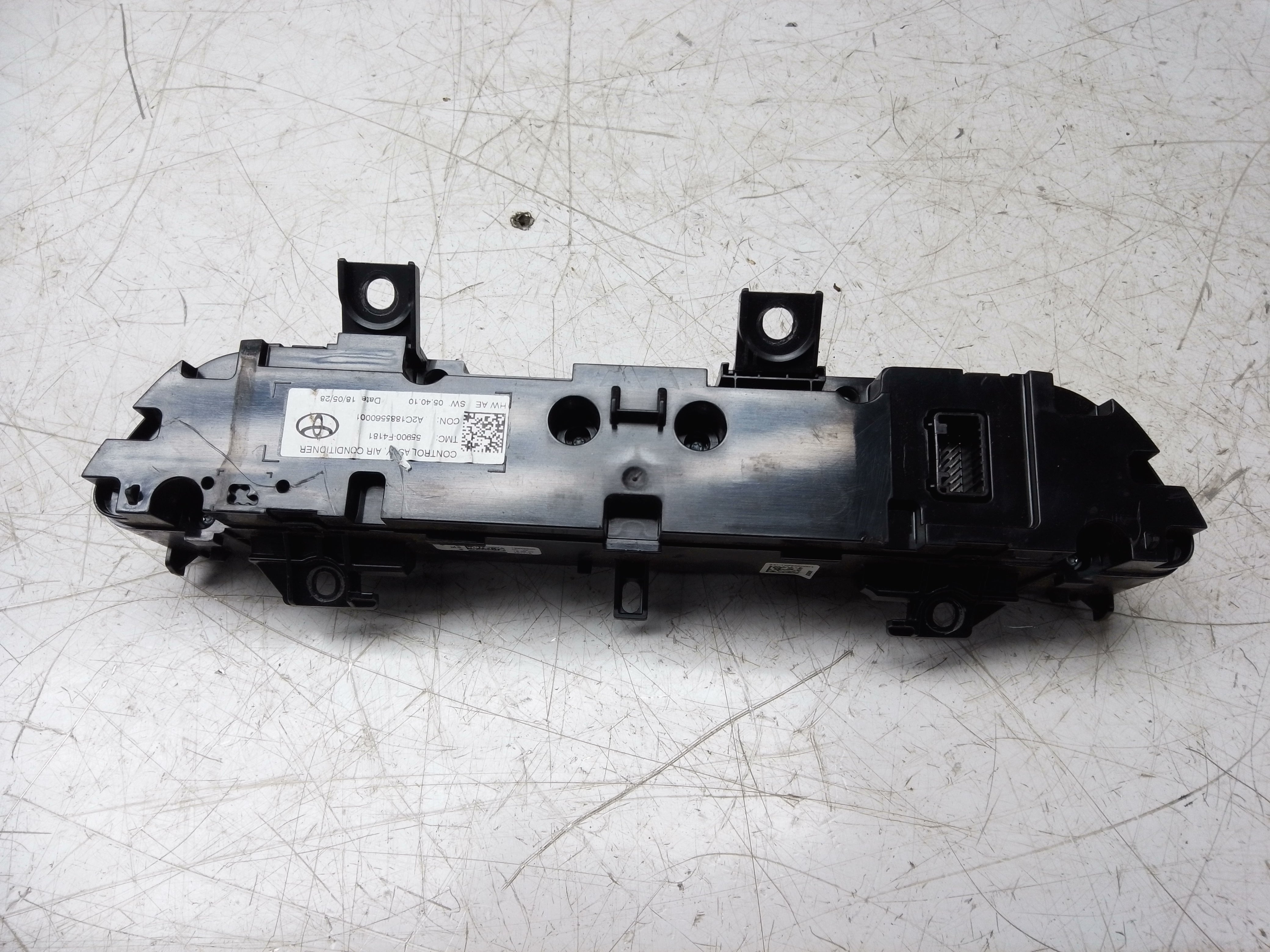 Toyota C-HR 2016–2021 Heater Control Panel Assembly (55900-F4181) (A2C1885560001)