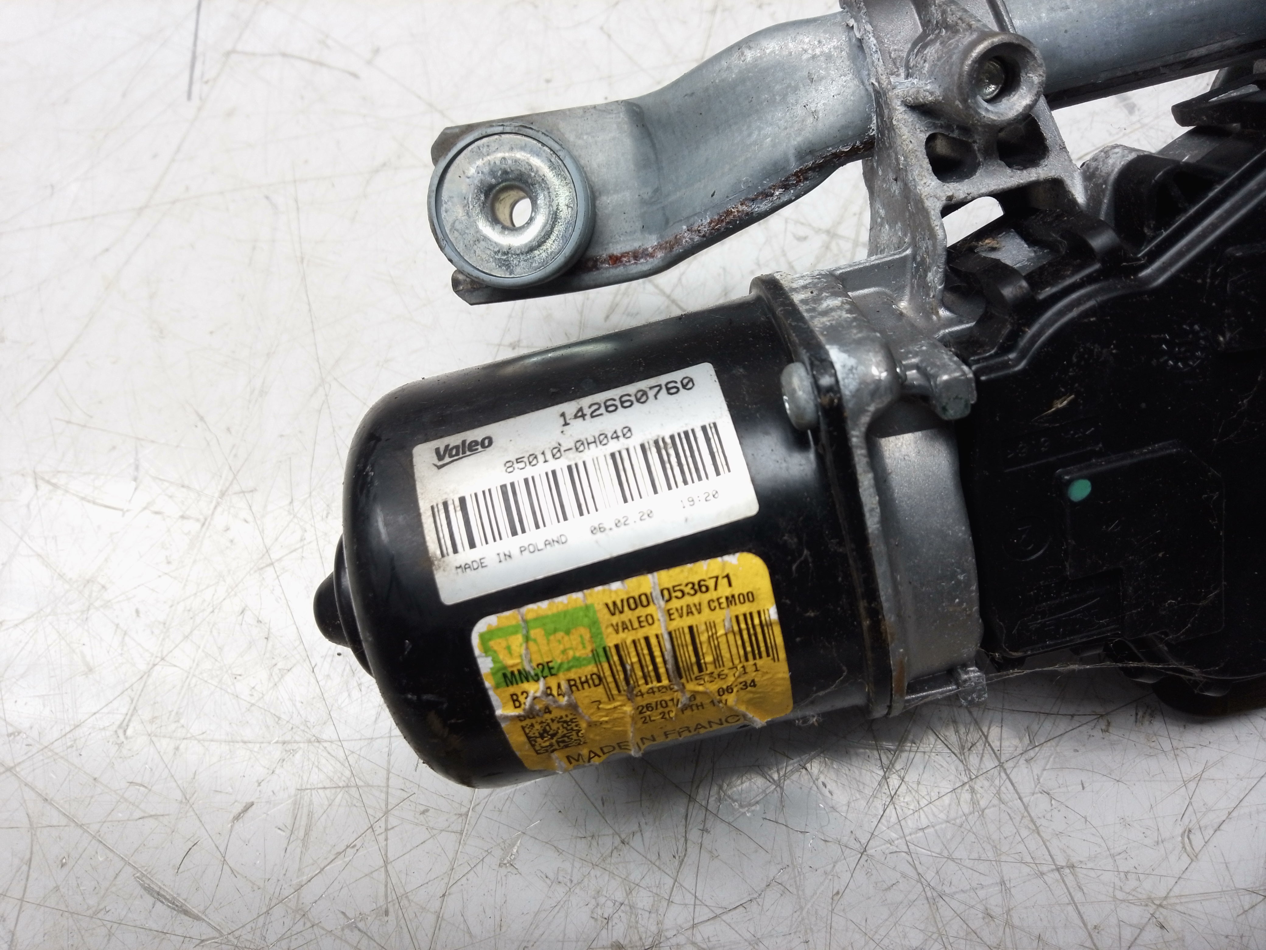 Toyota Aygo 2016 Wiper Linkage With Motor (85010-0H040)