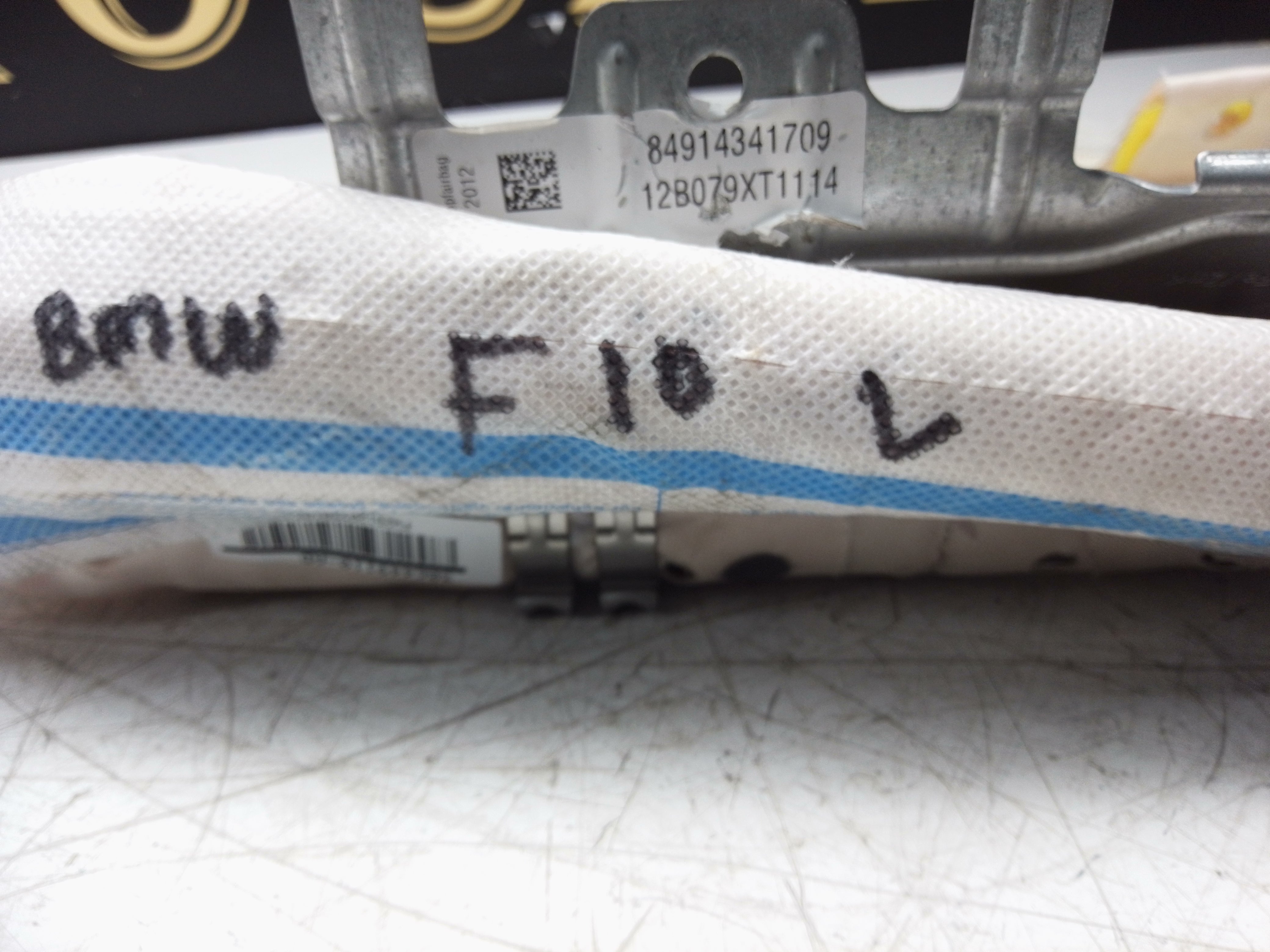 BMW 5 Series F10 2010–2016 Roof Curtain Airbag Left Side (84914341709)