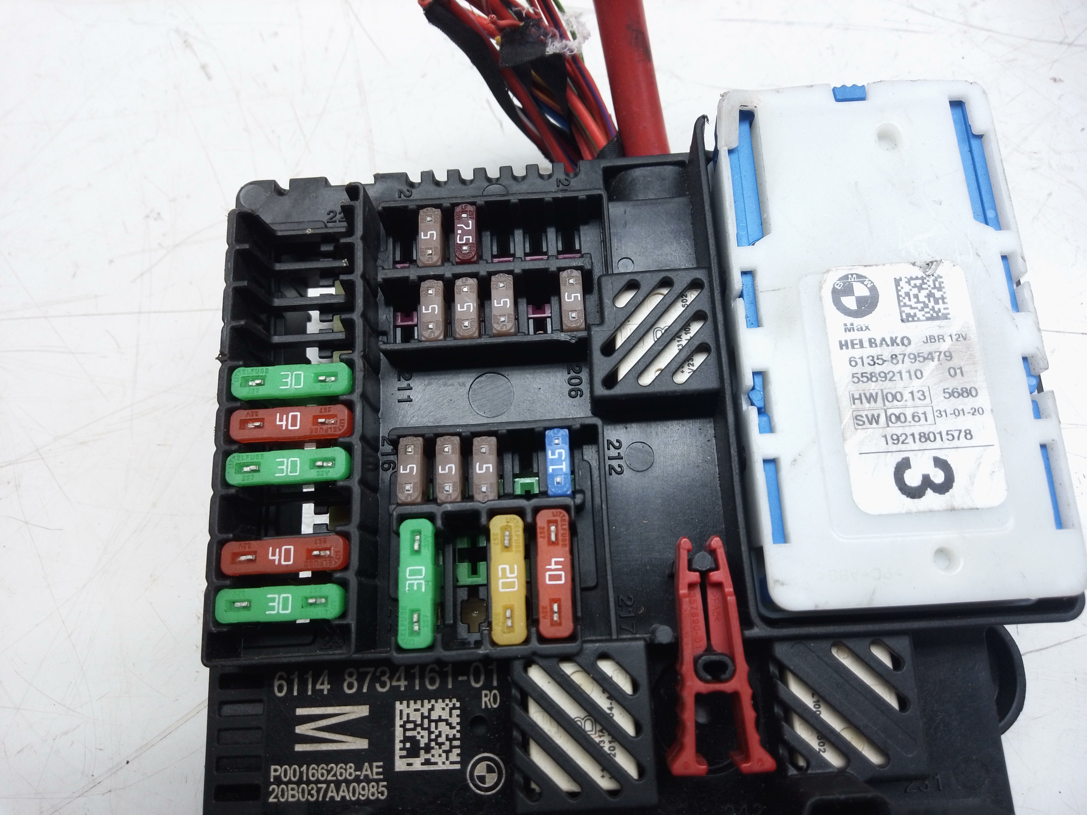 BMW 3 Series G20 330E 2018–2025 Fuse Relay Box PHEV (8734161)