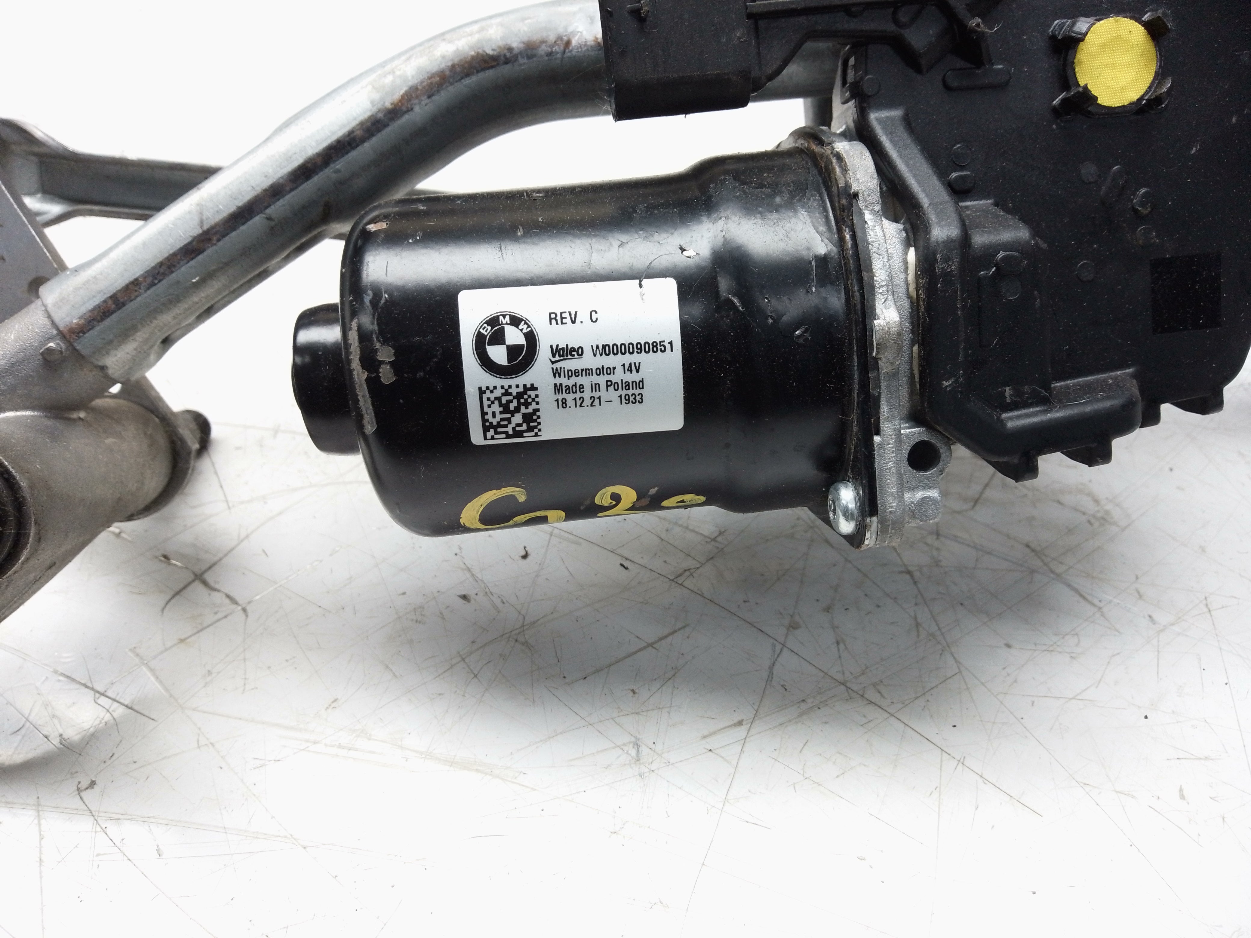 BMW 3 Series G20 2018–2021 Front Wiper Motor & Linkage (W000090851)