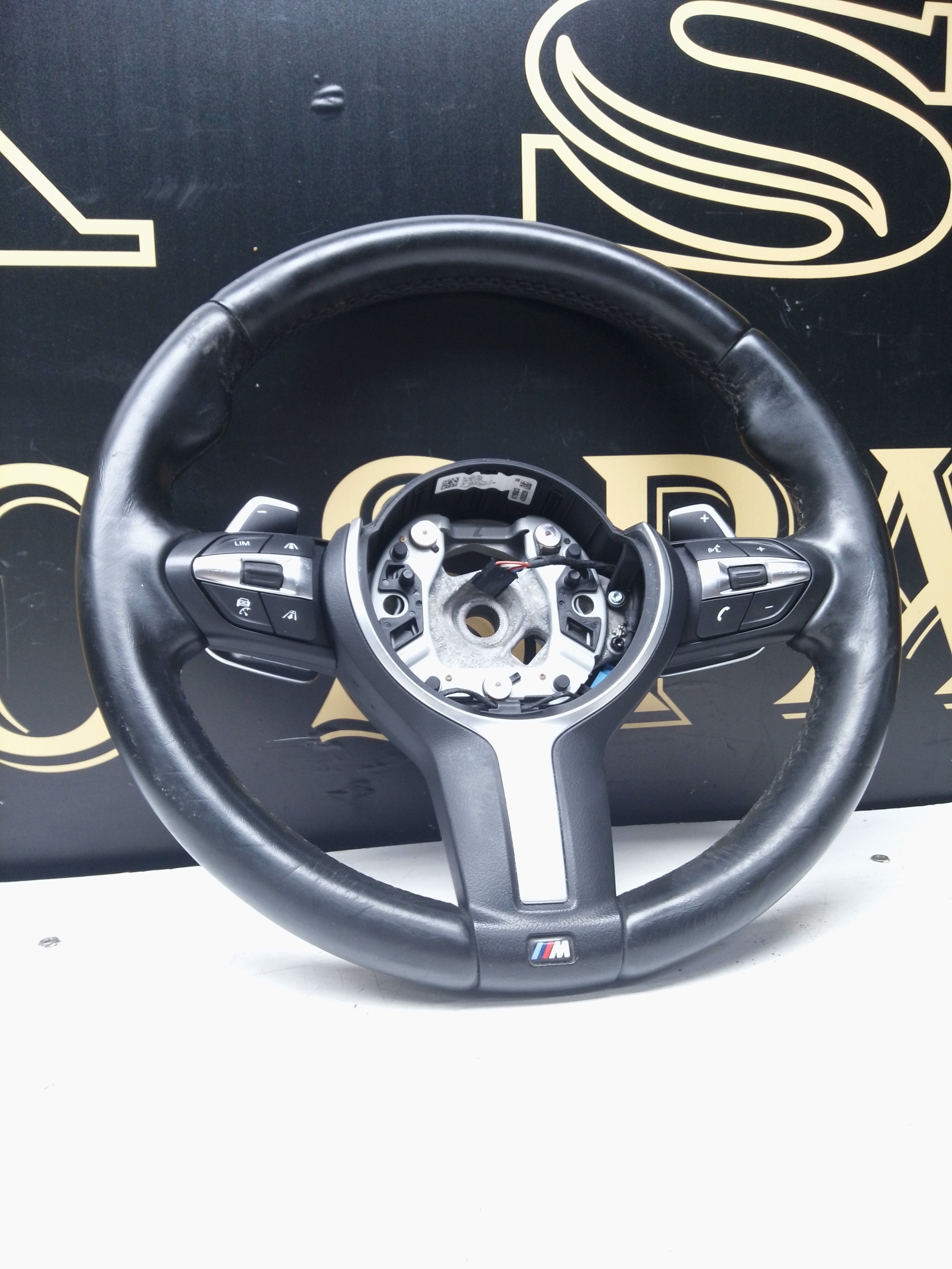 BMW F80 M3/F82/F83/M4/F87/M2 M Sport Heated Leather Steering Wheel – 2014–2021