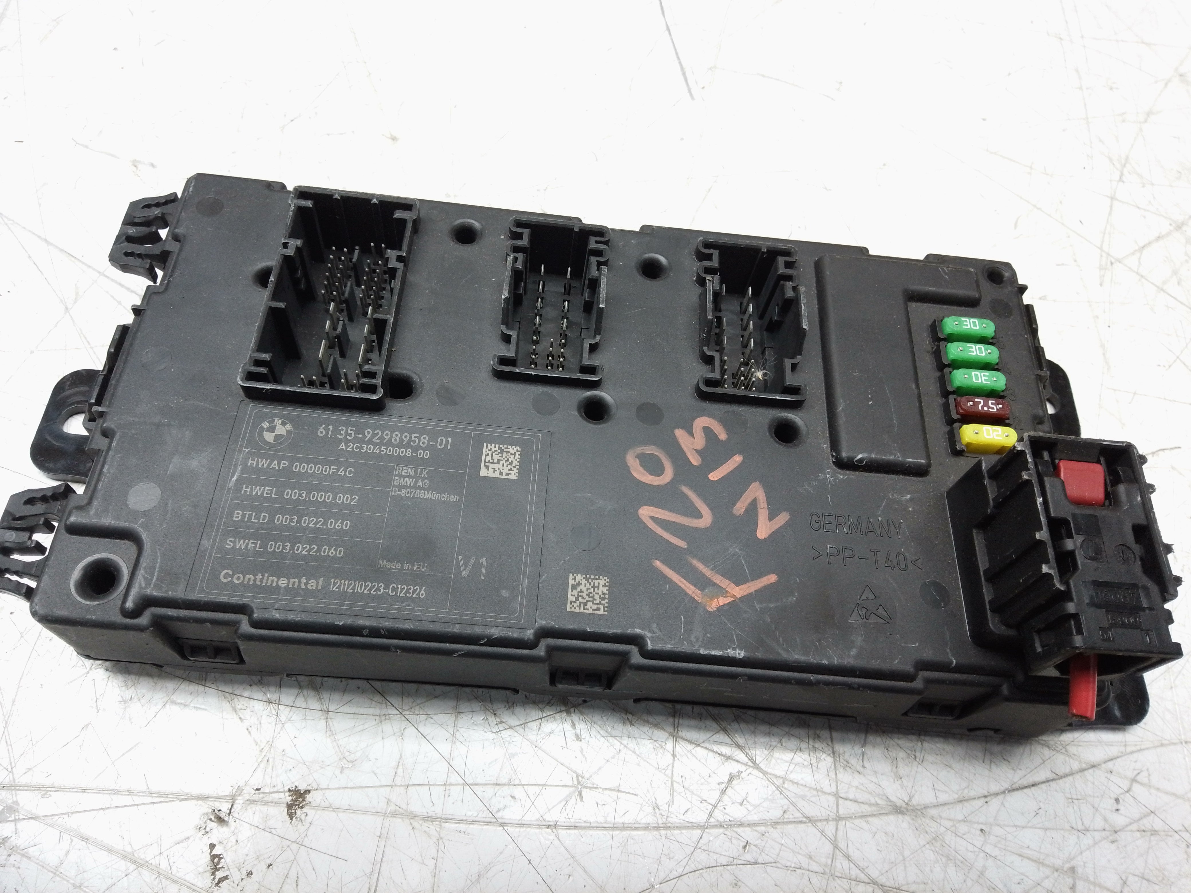 BMW 3 Series F30/F31 Rear Body Control Module (9298958)