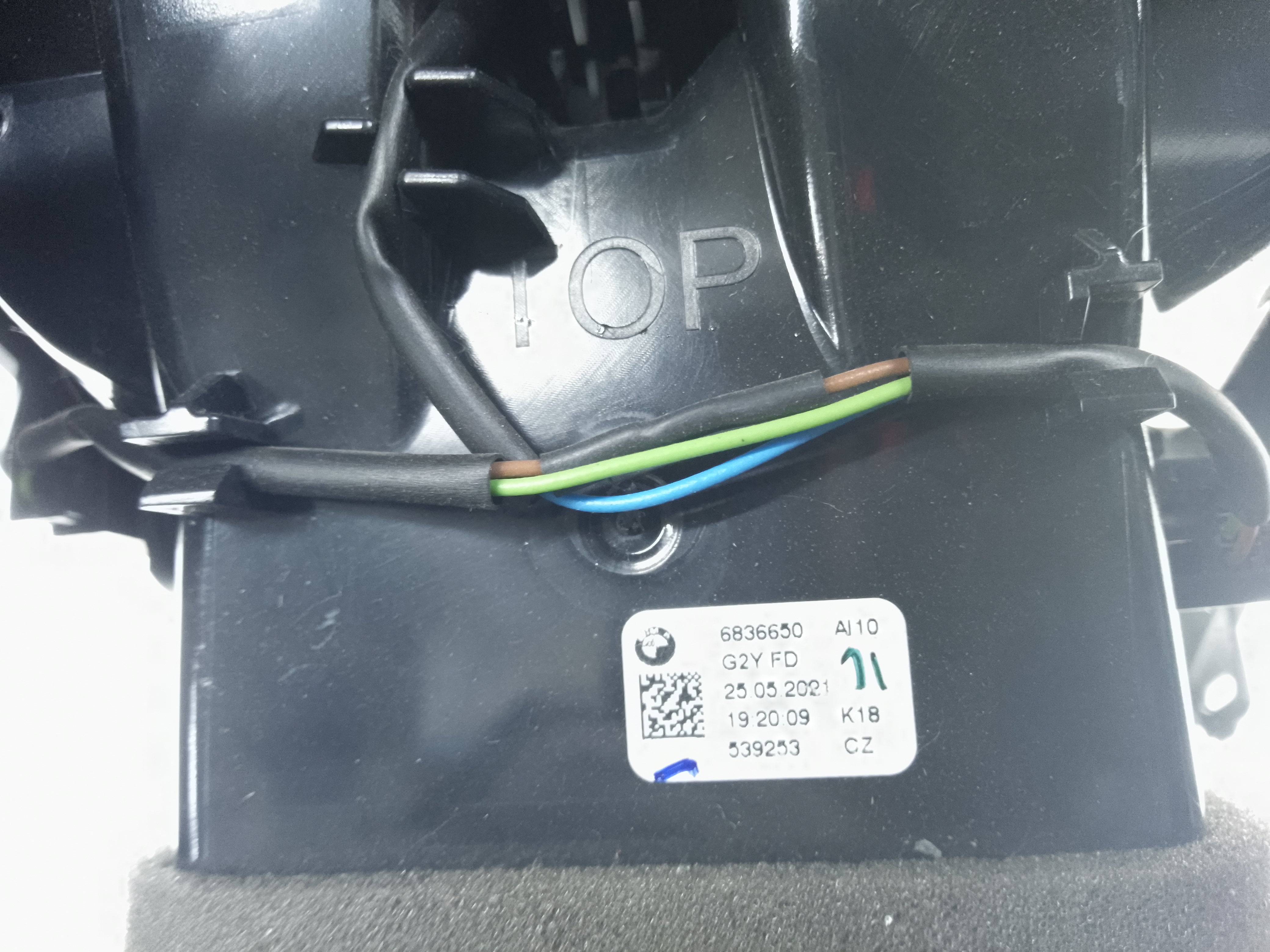 BMW 3 Series G20 G21 Rear A/C Heater Climate Control Panel Switch + Air Vents (9493012)