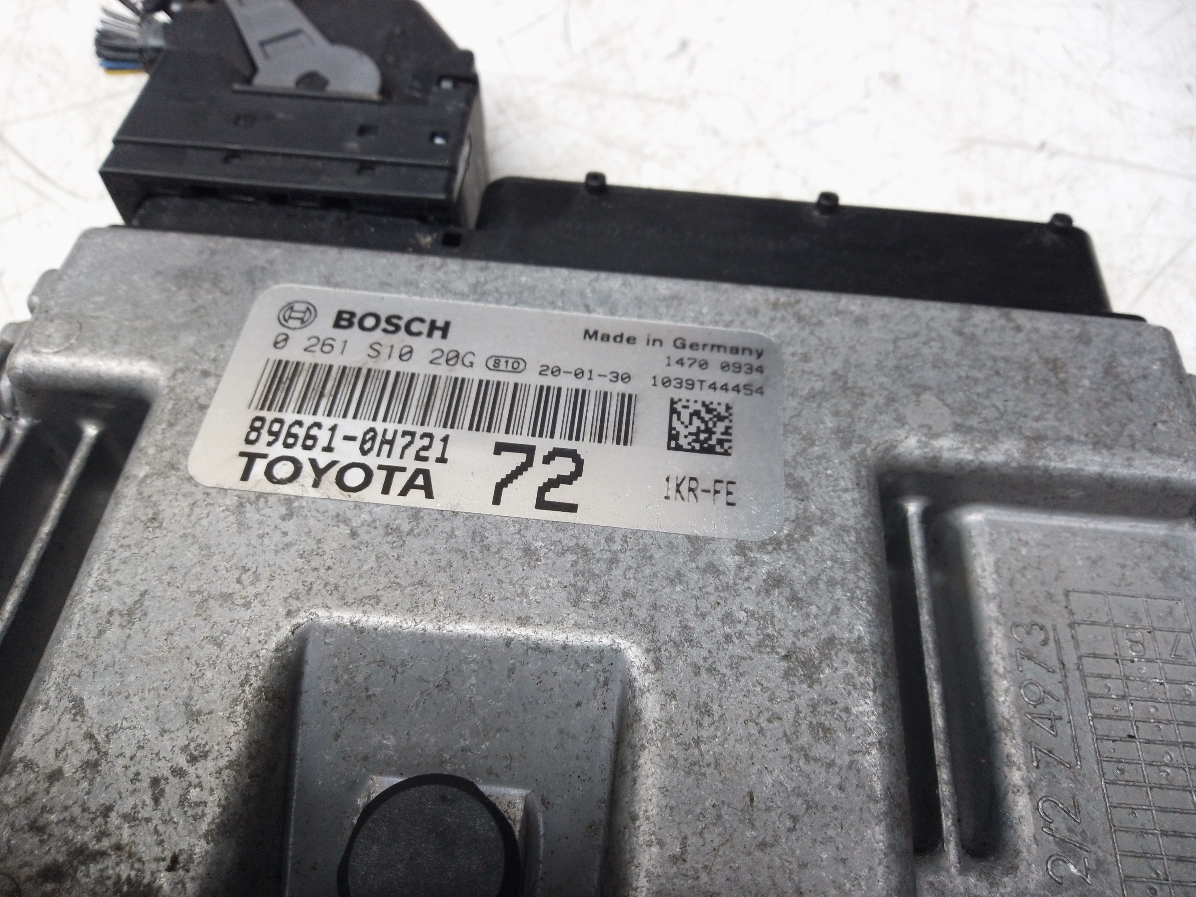 Toyota Aygo ECU Engine Control Unit (89661-0H721) (0261S1020G)