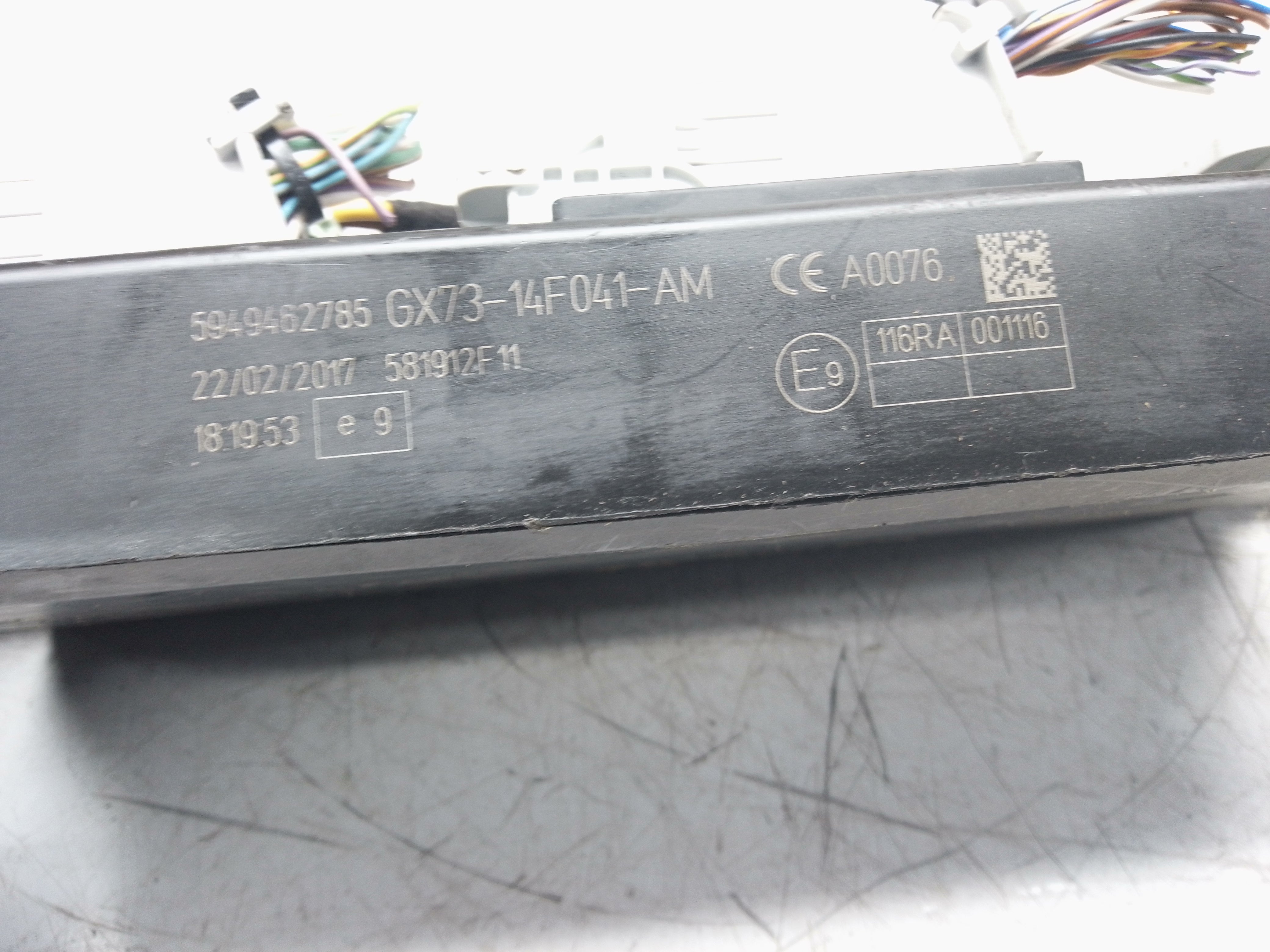 Jaguar XF X260 2017 BCM Body Control Module ECU (GX73-14F041-AM)