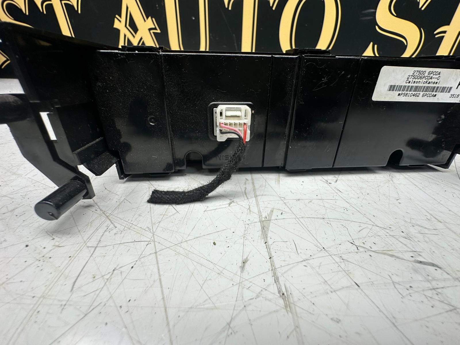 Nissan Juke Tekna 2020 Heater Climate Control Panel (27500-6PC0A) (275006PC0A--C)