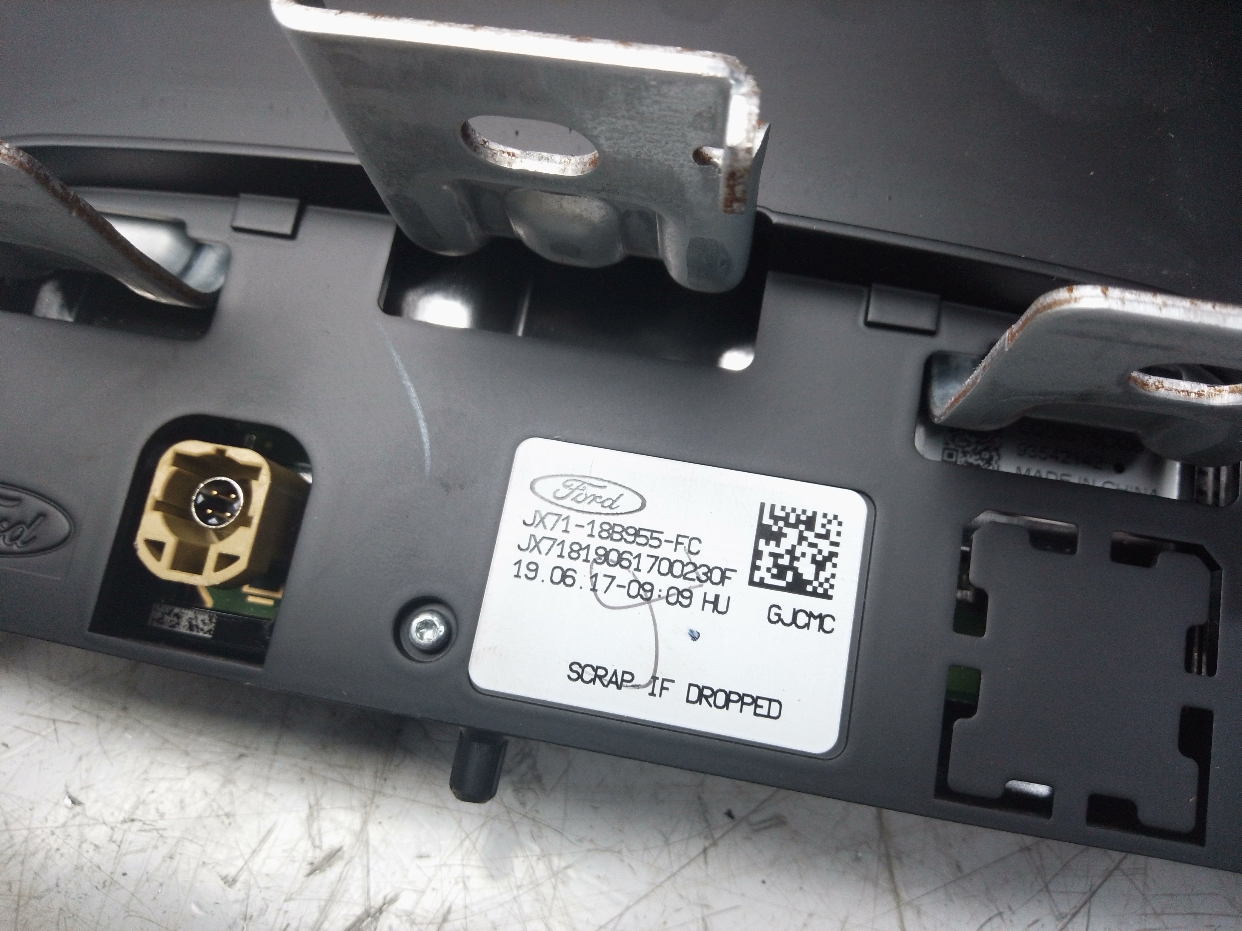 Ford Focus 2019 Touchscreen Sat Nav Display Screen (JX71-18B955-F)