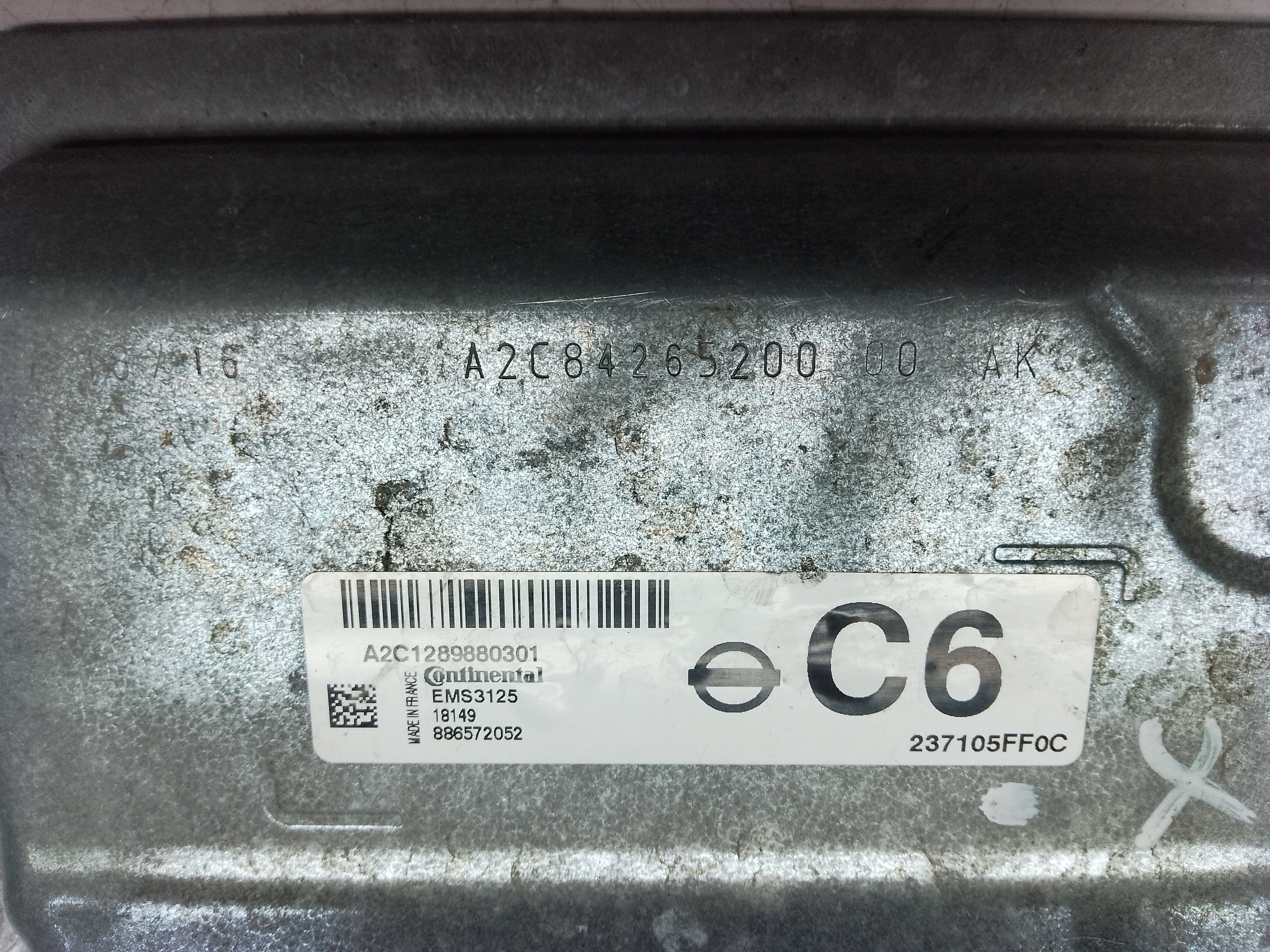 Nissan Micra 2019 Engine Control Unit ECU (237105FF0C)