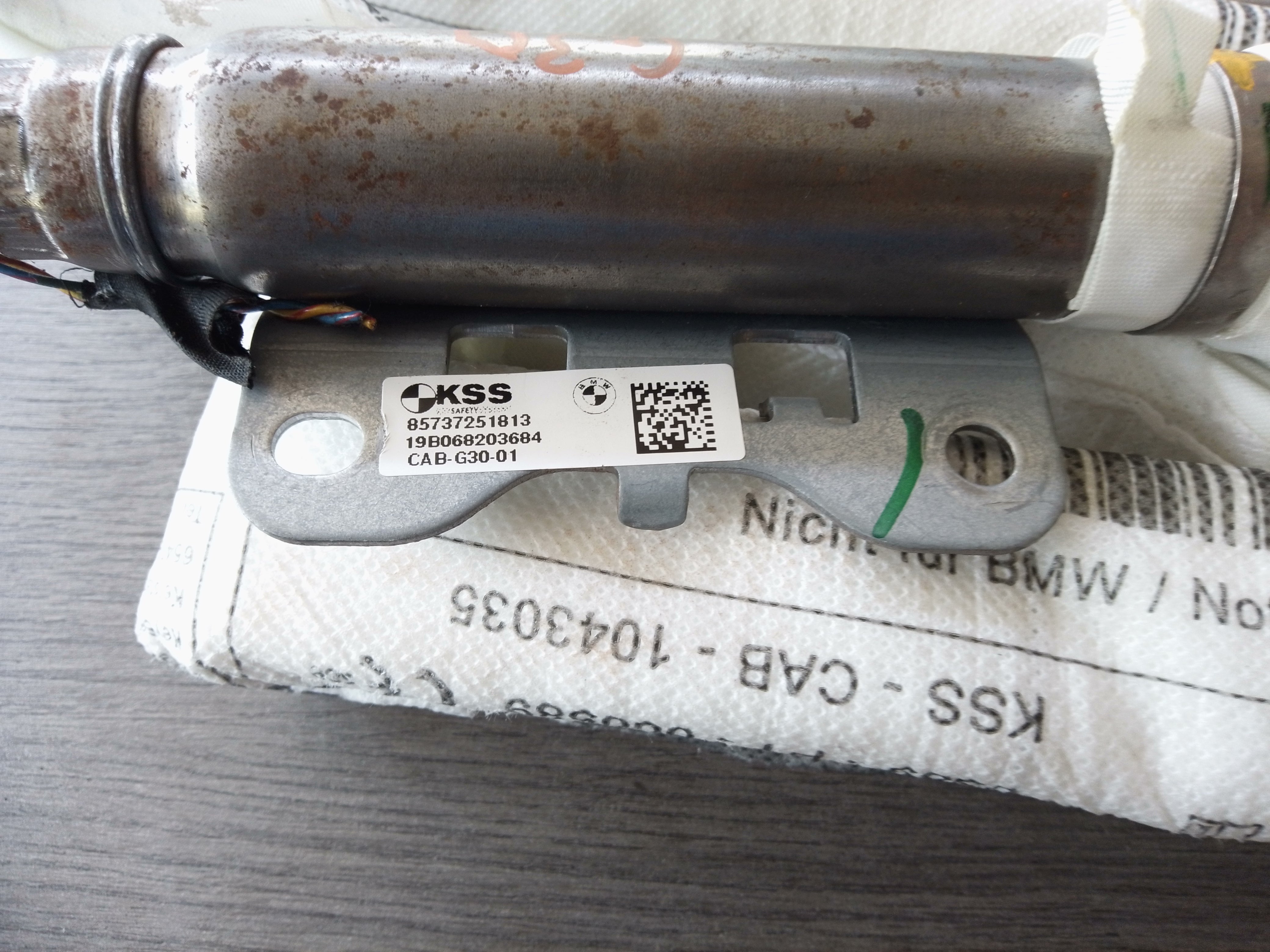 BMW 5 SERIES G30 G31 RIGHT SIDE CURTAIN AIR B 85737251813
