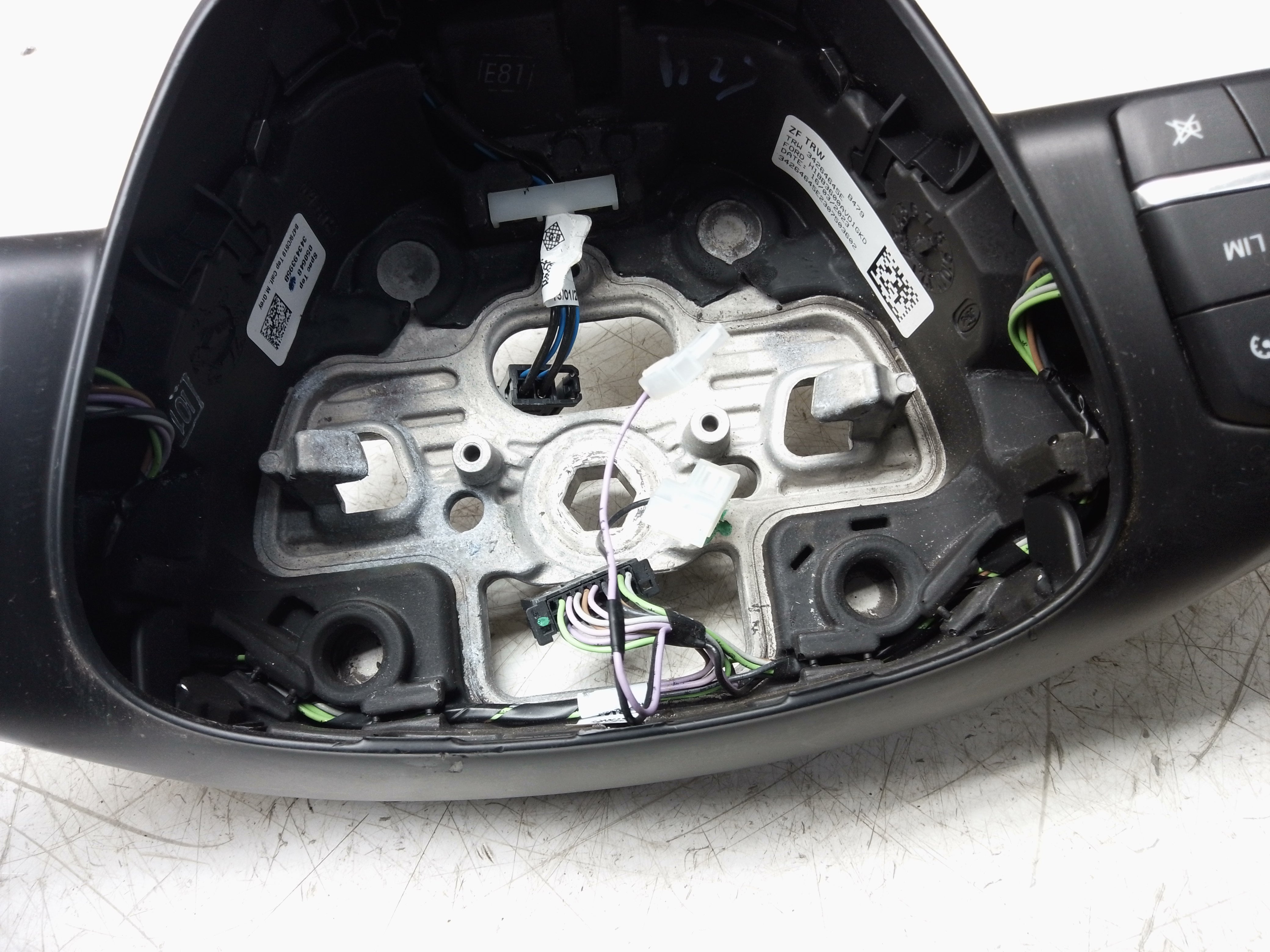 Ford Fiesta 2021–22 Leather Heated Steering Wheel (H1BB3600AVD1GKD)