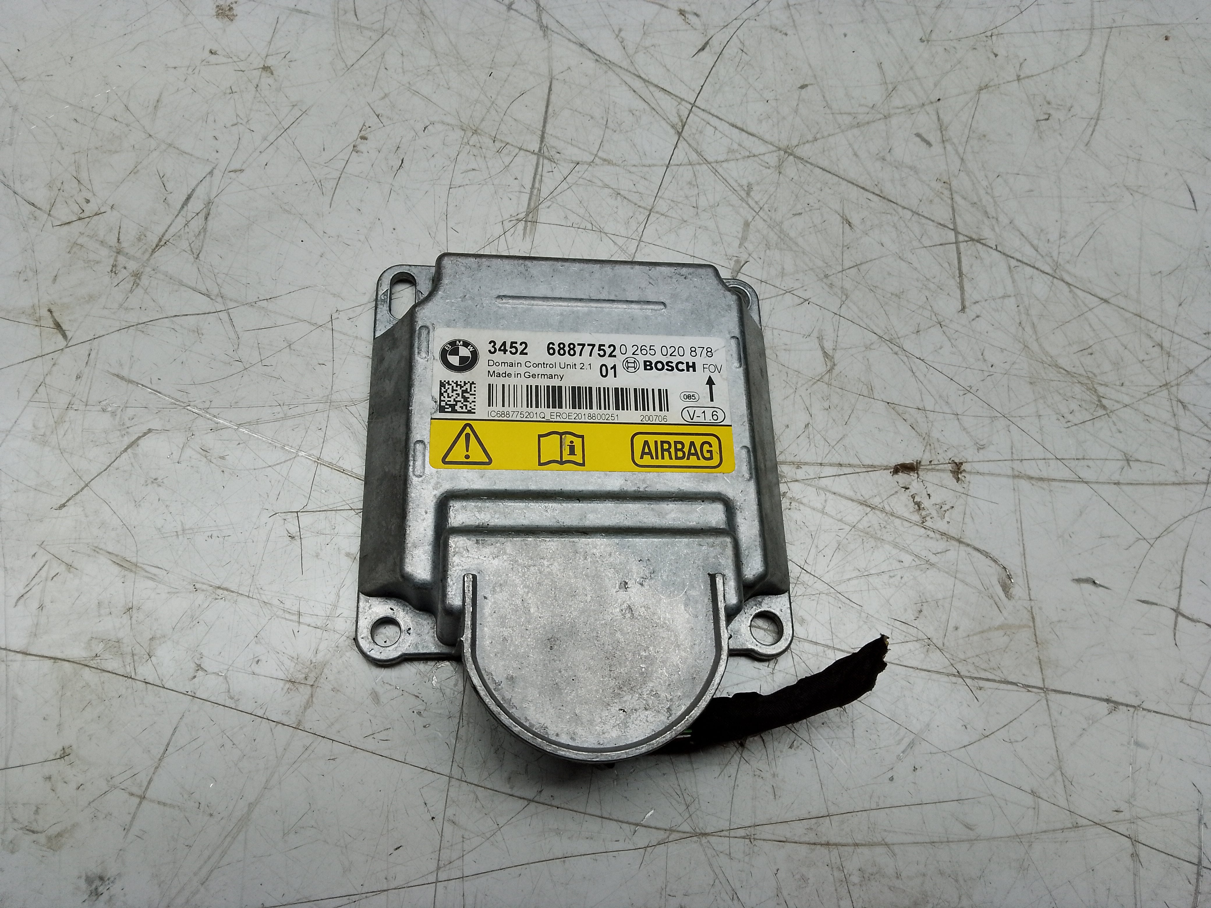 BMW 1, 2, 3, 4 Series & X3 F20 F22 F30 F32 F25 ICM Airbag ECU Control Unit (6887752)