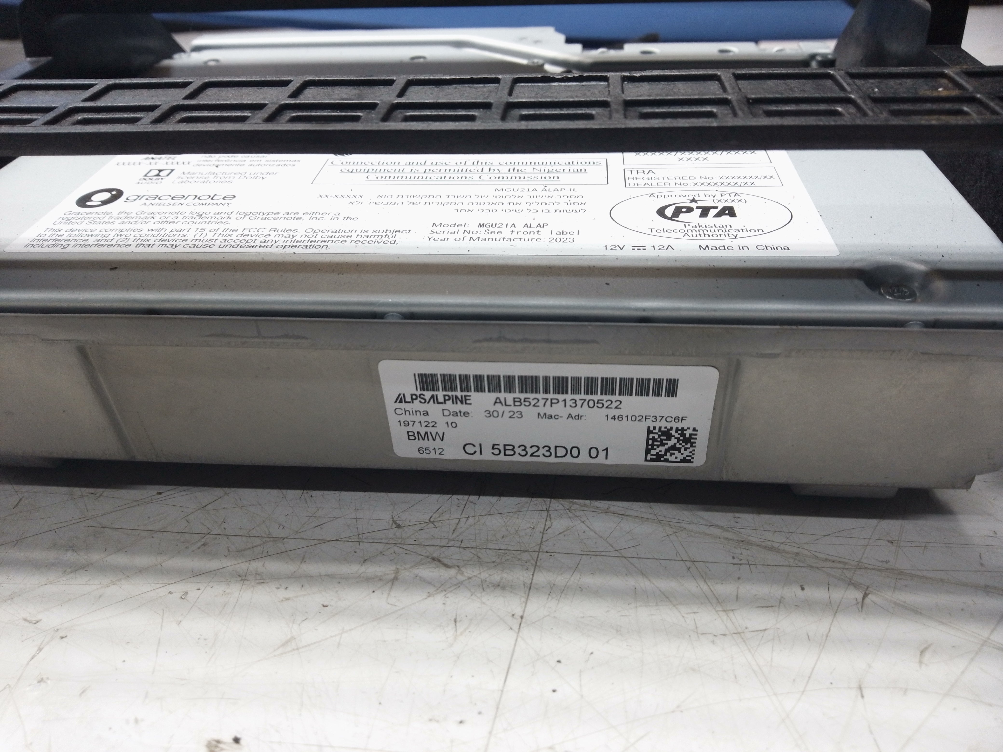 BMW X1 U11 Navigation Head Unit (CI 5B323D0 01)