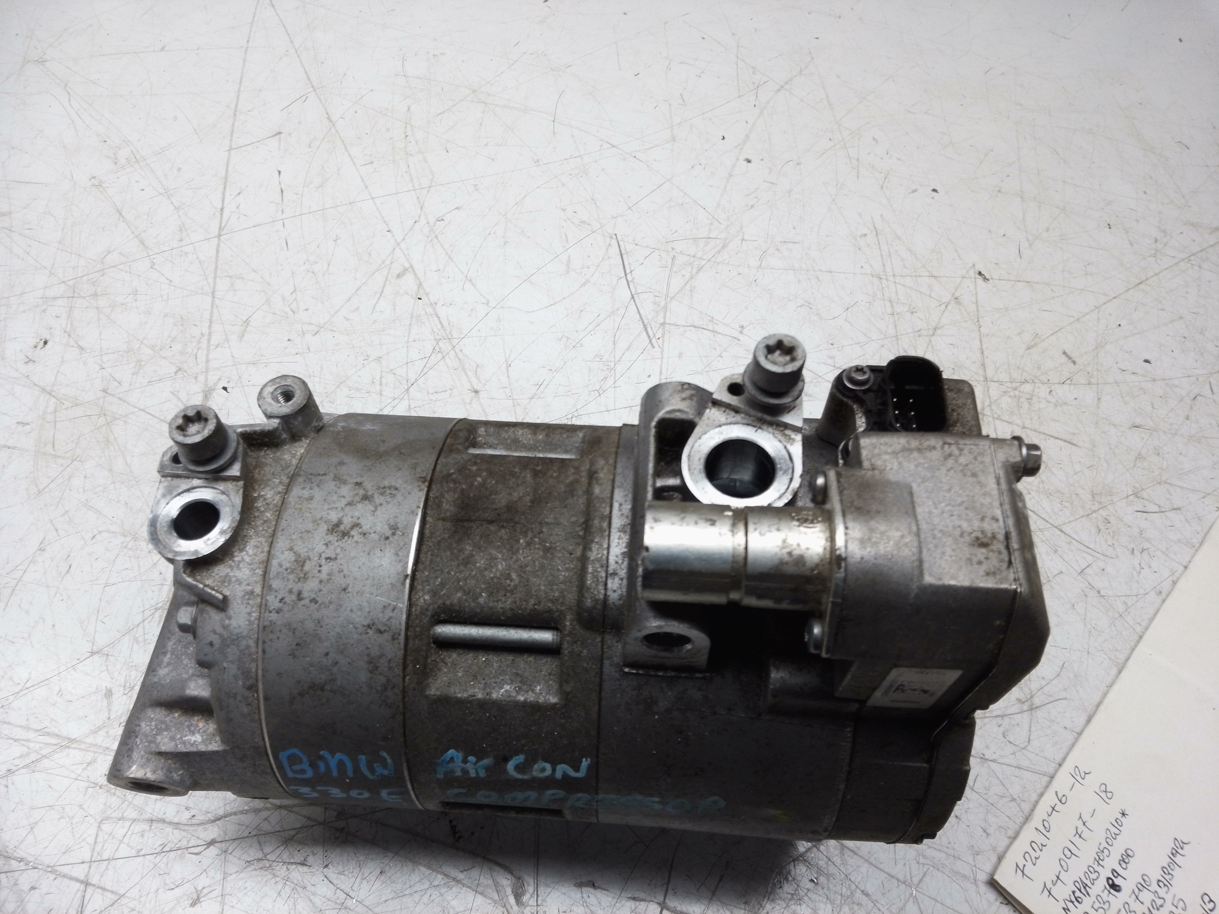 BMW 5 Series G30 G31 2017–23 Air Conditioning Compressor Pump (9496109)