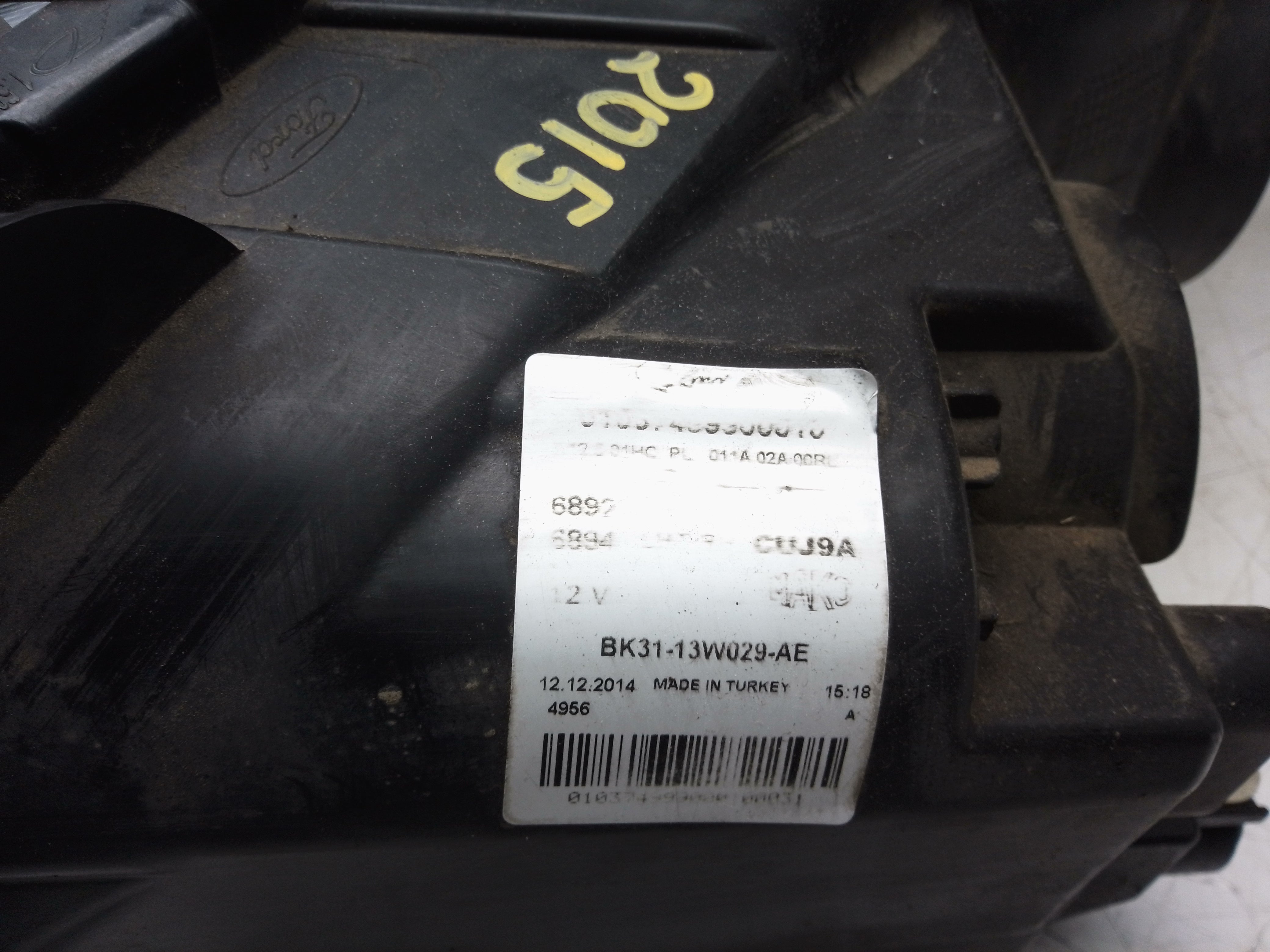 Ford Transit 2015 Right/Driver Side Headlight (BK31-13W029-AE)