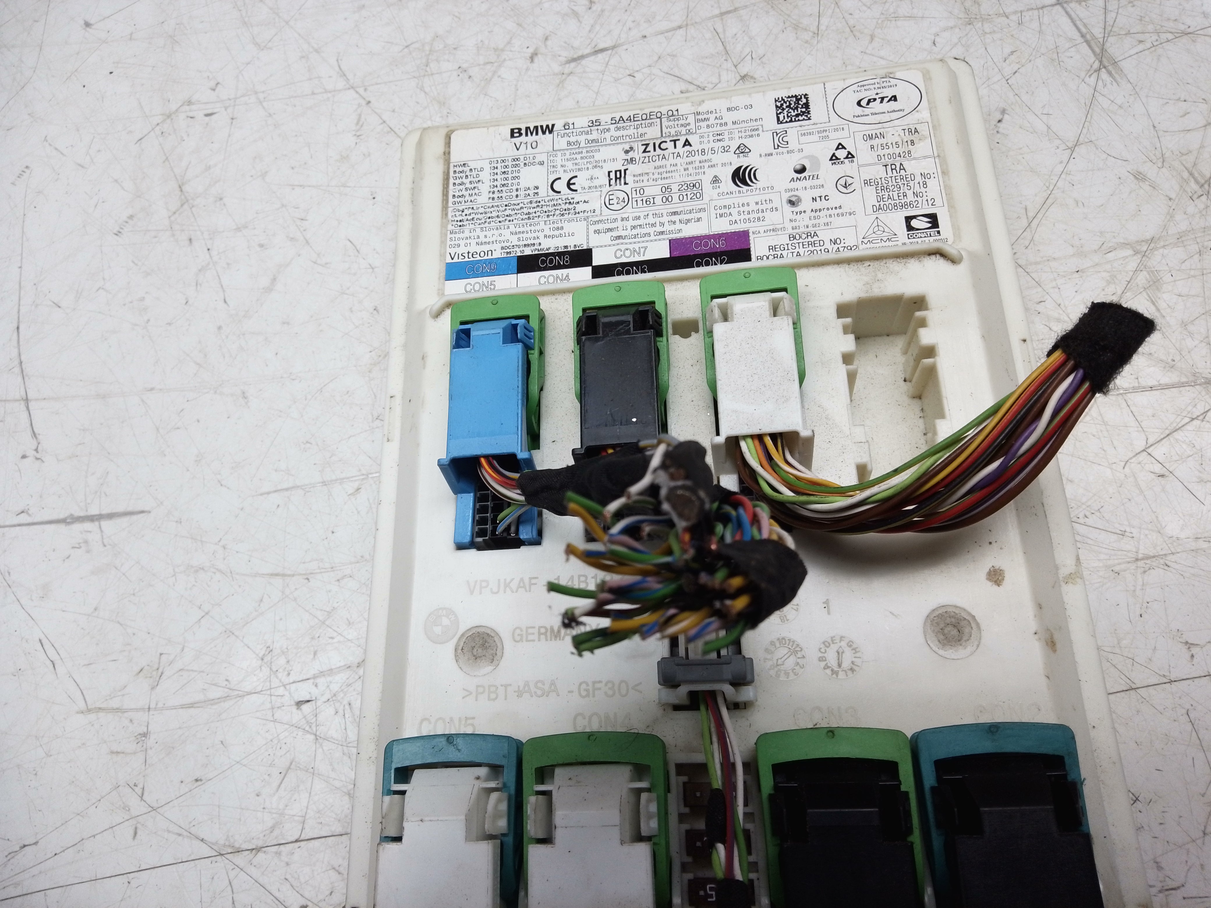 BMW iX3 G08 BDC Comfort Control Unit Module (5A4E0F0-01) (5A4E0F0)